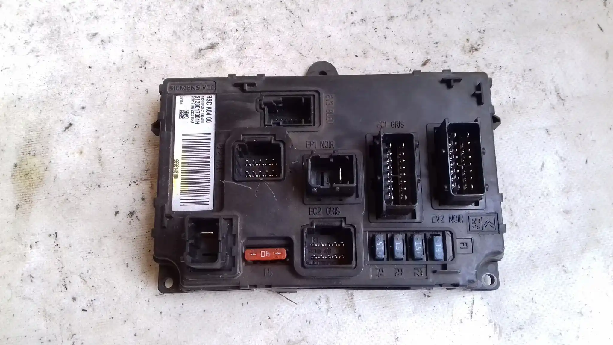 MODUŁ SKRZYNKA BSC 9656148180 S120017001H PEUGEOT 407 1.6 HDI 04-