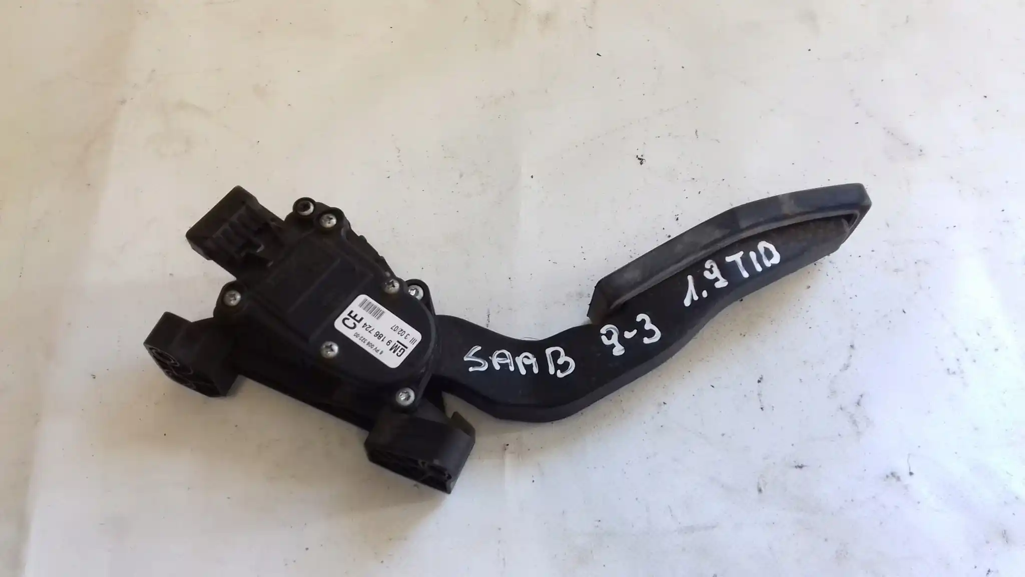 POTENCJOMETR PEDAŁ GAZU 9186724 OPEL VECTRA C SAAB 93 9-3 II 02-