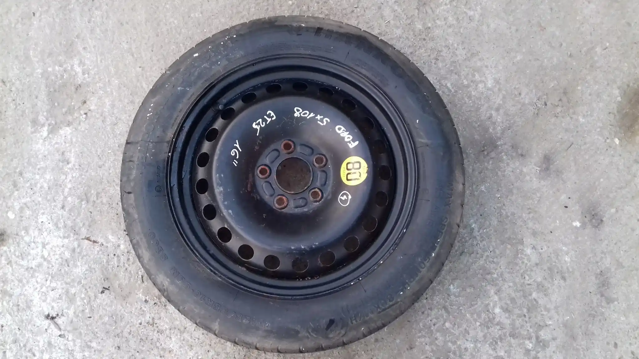 KOŁO DOJAZDOWE 1S71MF04047 FORD 16'' ET25 5x108 HANKOOK T125/85