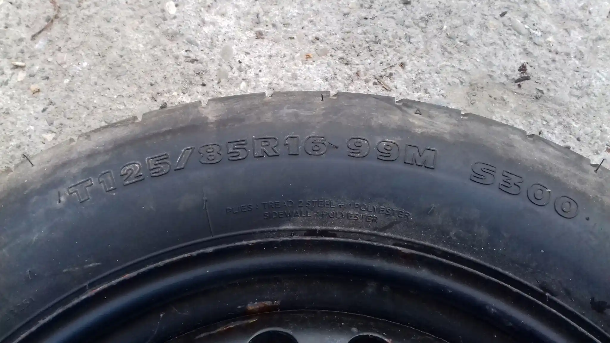 KOŁO DOJAZDOWE 1S71MF04047 FORD 16'' ET25 5x108 HANKOOK T125/85