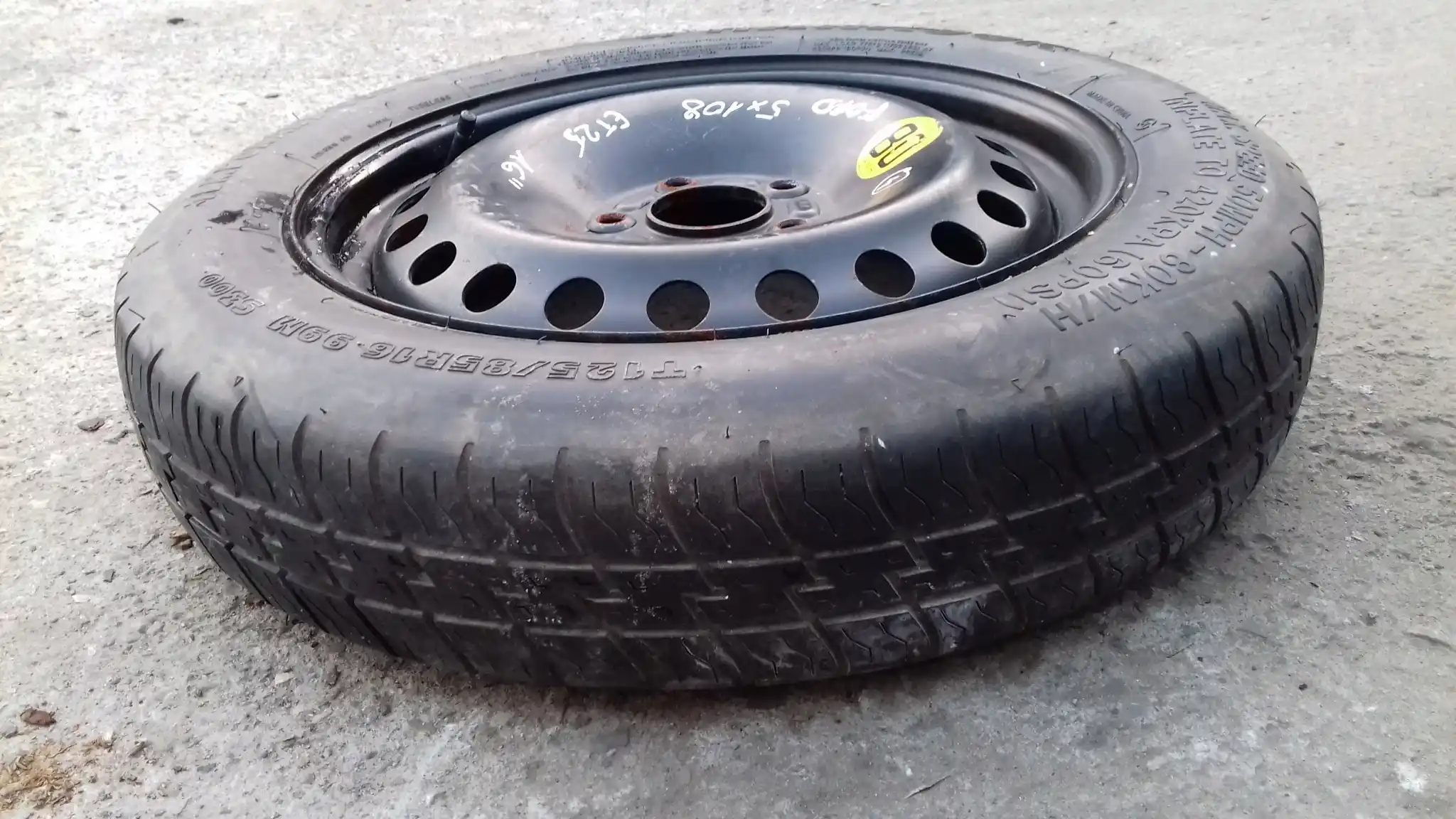 KOŁO DOJAZDOWE 1S71MF04047 FORD 16'' ET25 5x108 HANKOOK T125/85