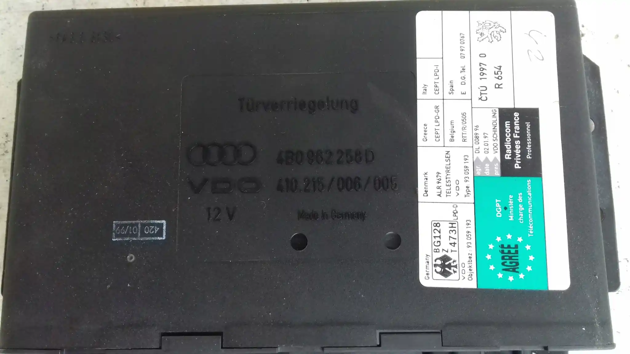 KOMPUTER 0261204874 8D0906018A ZESTAW IMMO AUDI A6 C5 1.8 97-