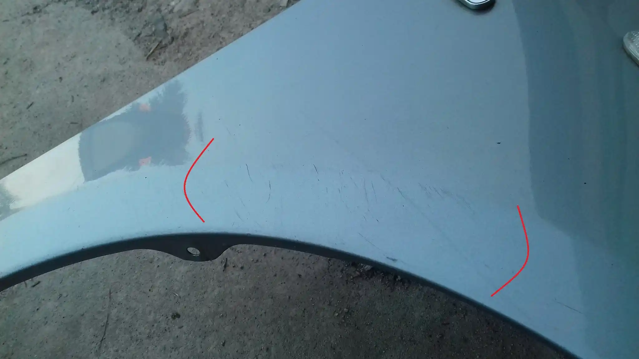BŁOTNIK PRAWY PRZÓD PRZEDNI TOYOTA YARIS II 05- IF8