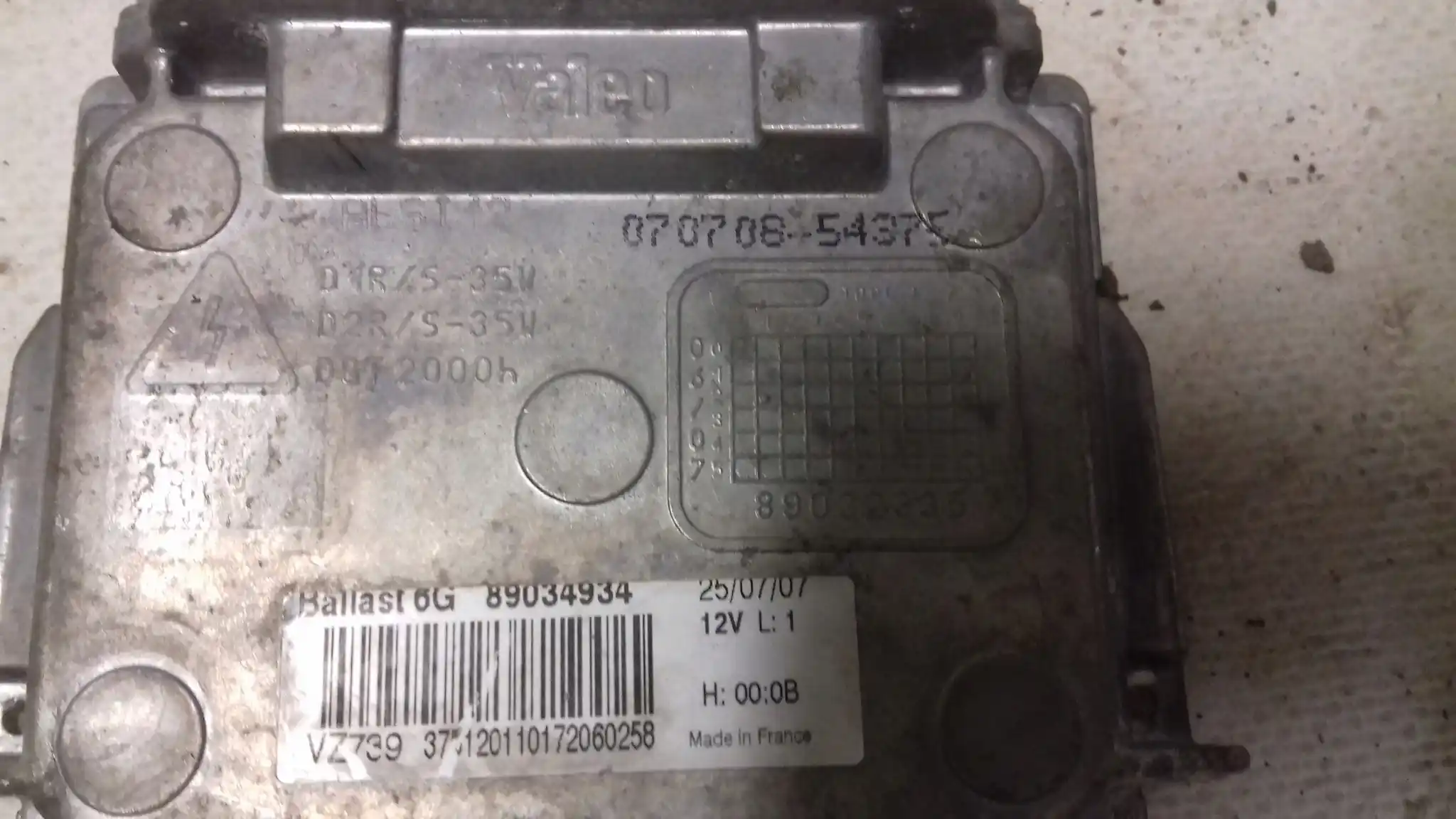 PRZETWORNICA XENON 89034934 OPEL BMW SEAT VOLVO VW RENAULT PEUGEOT