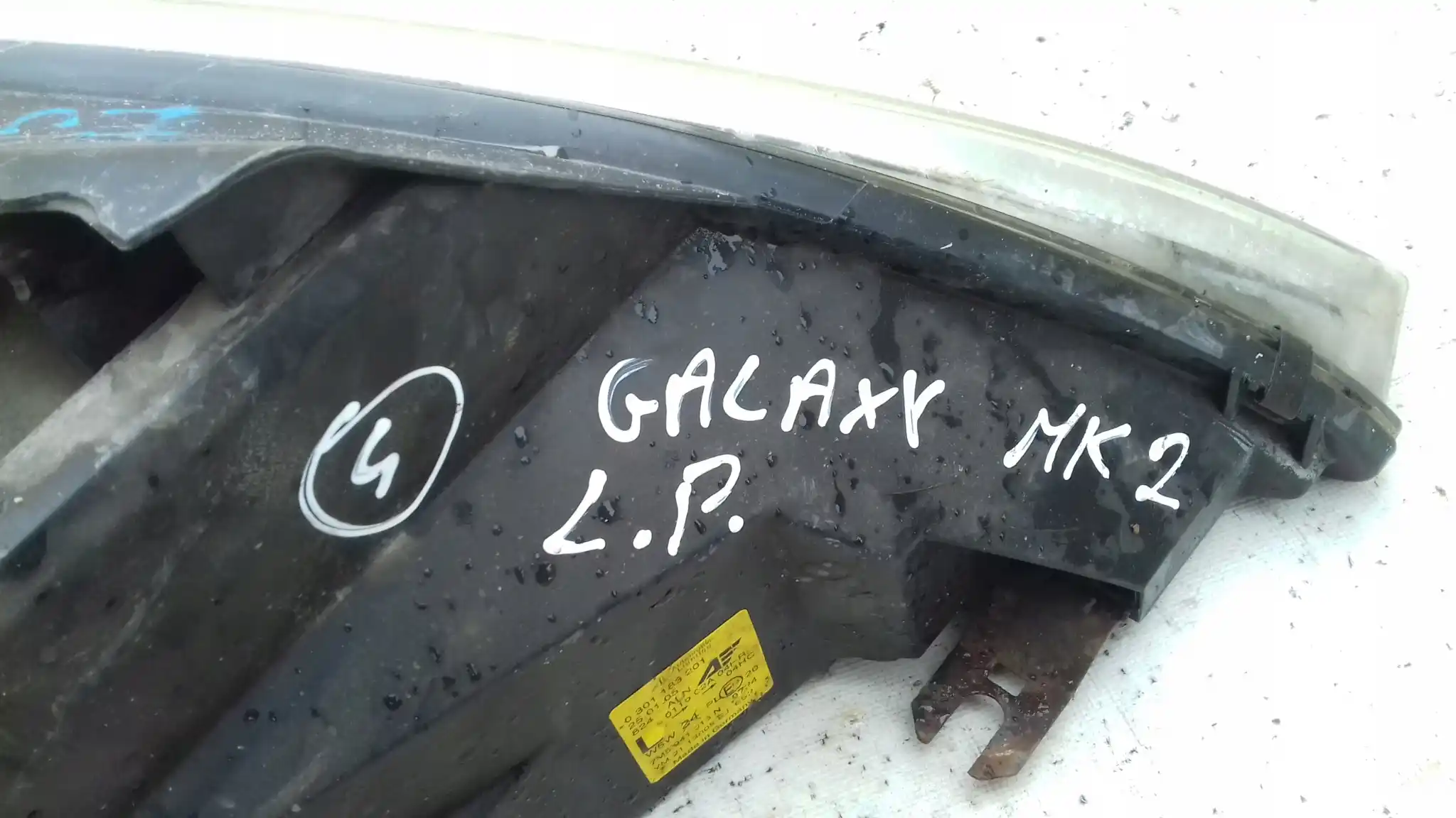 LAMPA LEWY PRZÓD PRZEDNIA 0301183201 FORD GALAXY MK1 LIFT MK2 00-