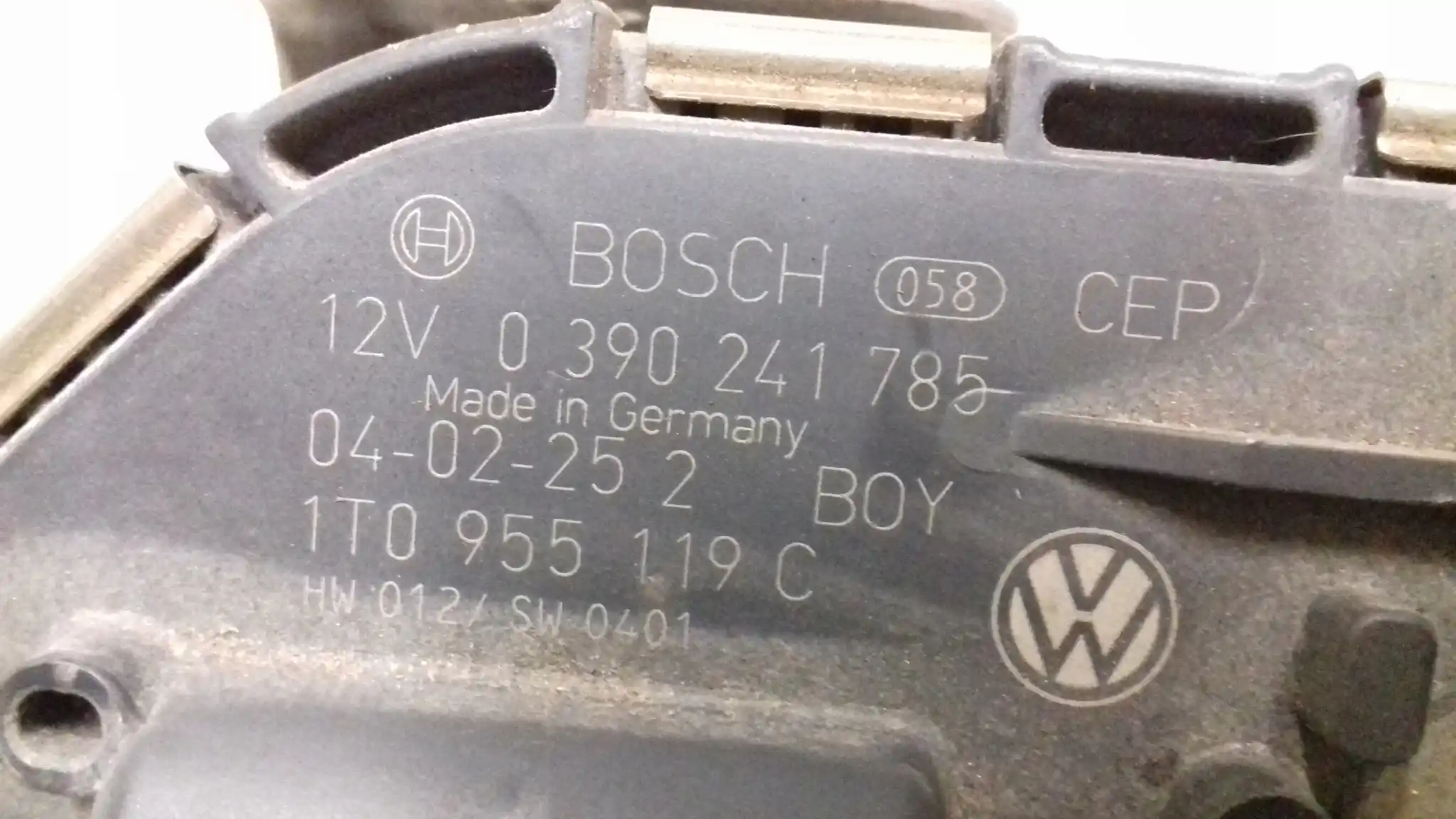 MECHANIZM SILNICZEK WYCIERACZEK LEWY PRZÓD 3397020665 VW TOURAN I 03-06