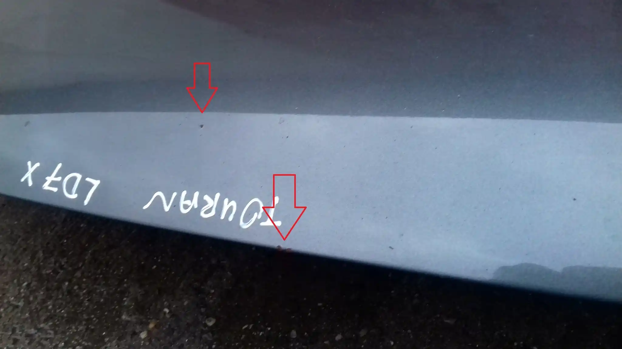 MASKA POKRYWA PRZÓD PRZEDNIA VW TOURAN I 03-06 ( LAK. LD7X )