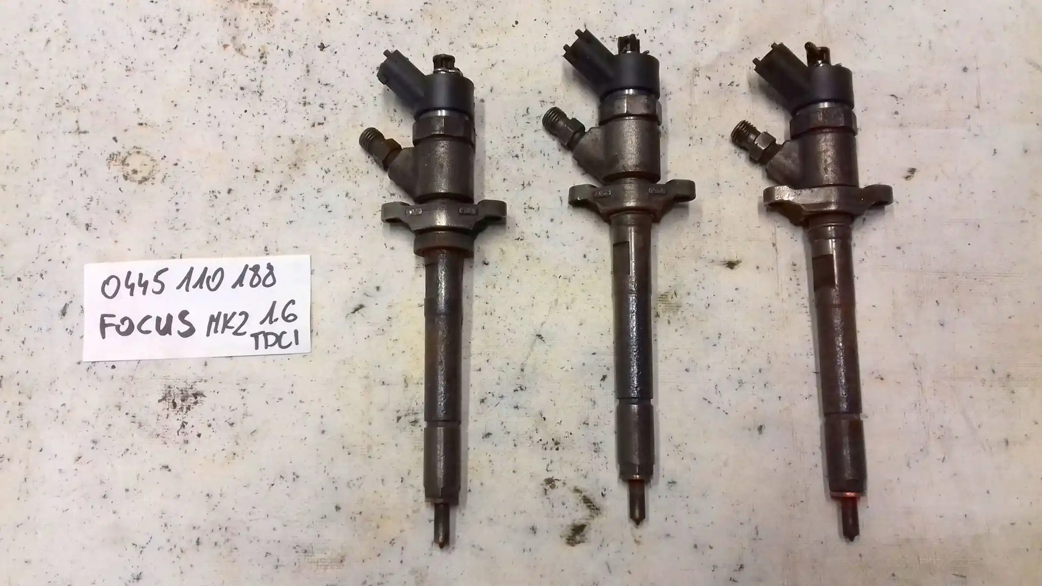 WTRYSKIWACZE 0445110188 FORD VOLVO PEUGEOT CITROEN MAZDA 1.6 TDCI HDI