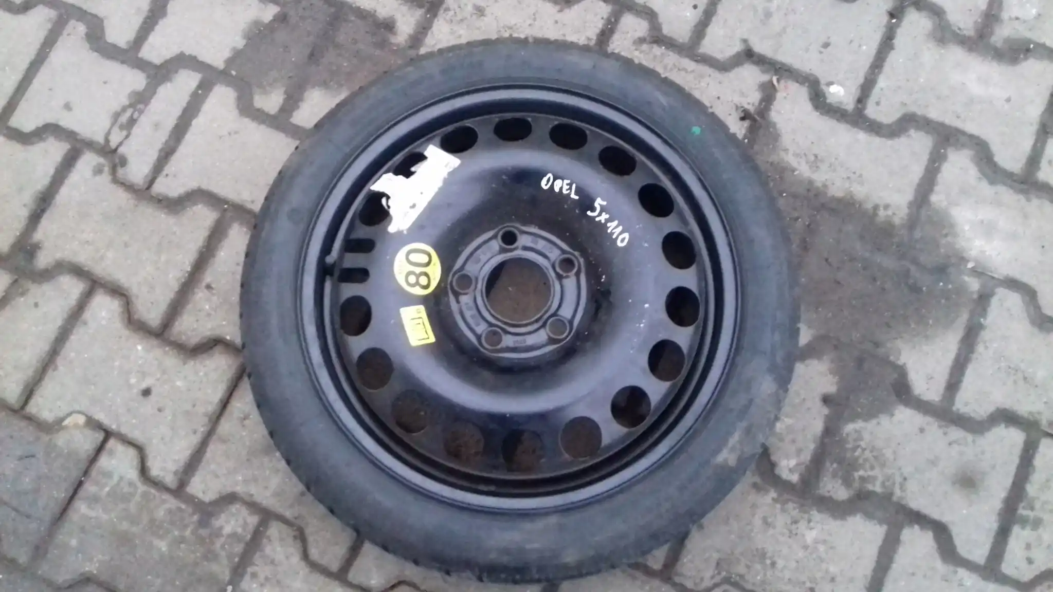 KOŁO DOJAZDOWE OPEL 5x110 ET41 16'' FIRESTONE T115 70R16''