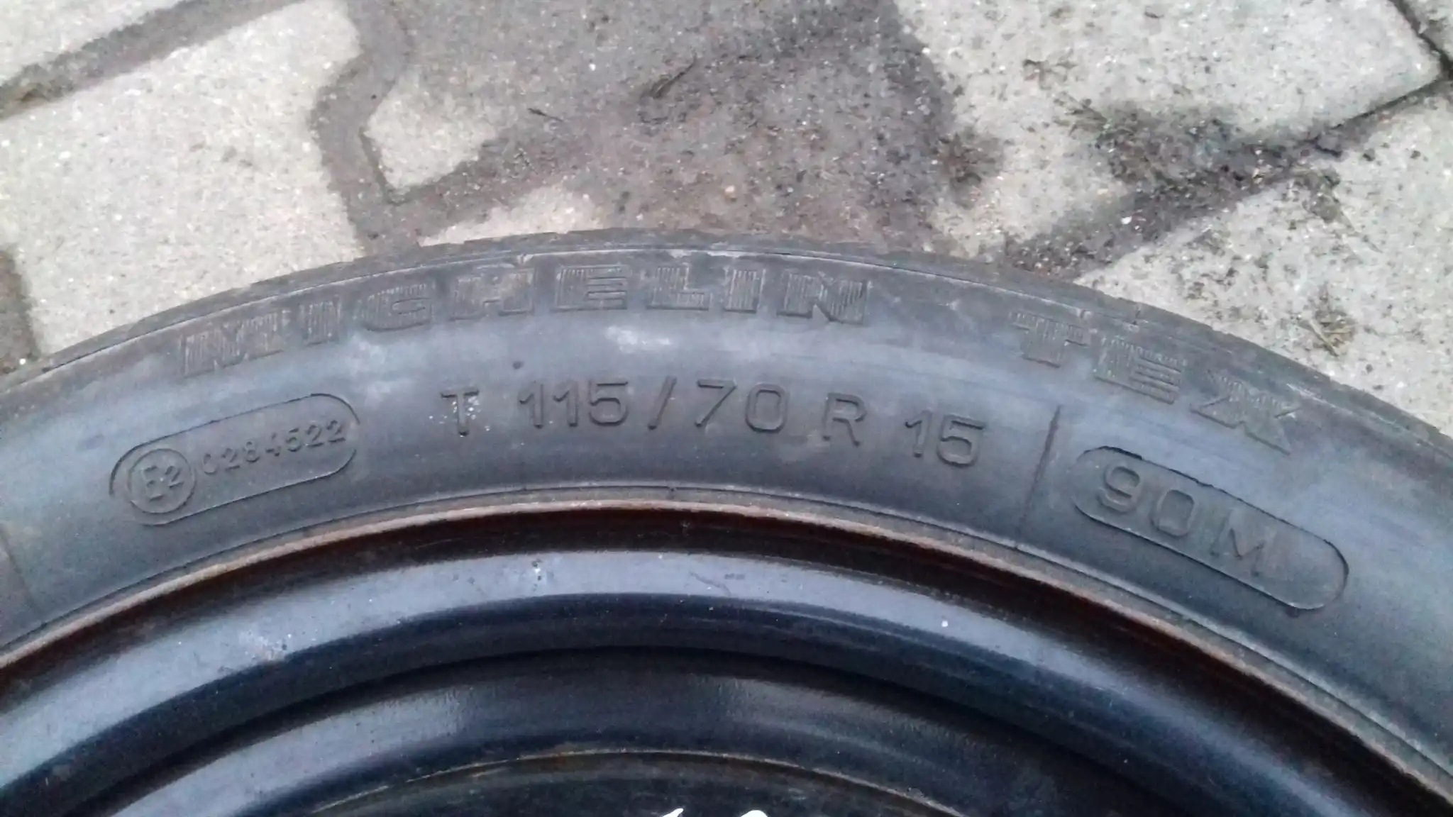 KOŁO DOJAZDOWE 8942088 SAAB 4x114,3 4Jx15'' ET55 MICHELIN T115 70R15''