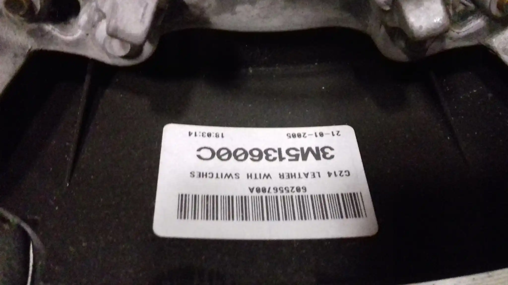 KIEROWNICA SKÓRA 3M513600C AIRBAG 5M51R042B85AA FORD C-MAX MK1 03-