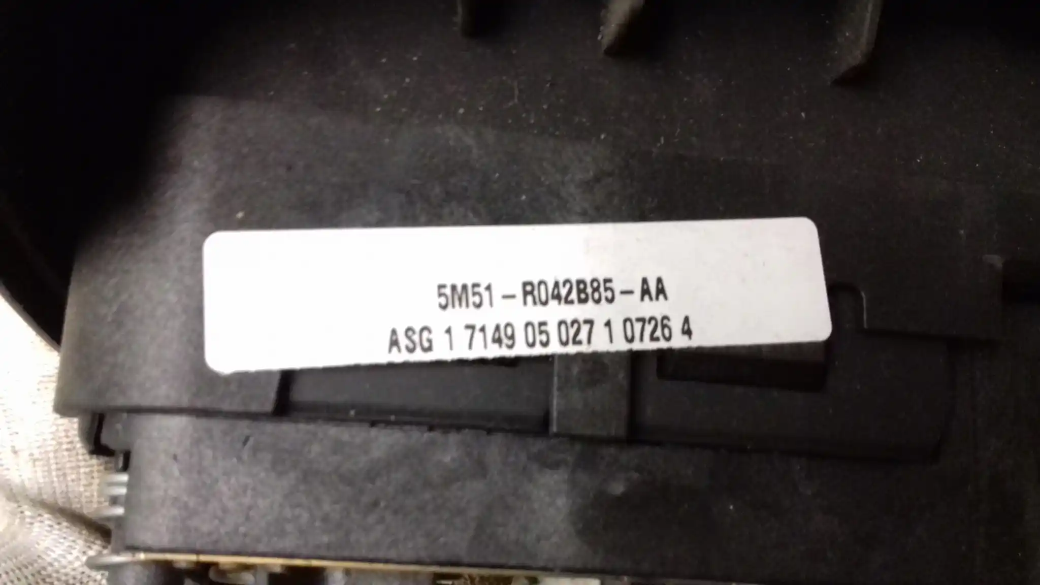KIEROWNICA SKÓRA 3M513600C AIRBAG 5M51R042B85AA FORD C-MAX MK1 03-