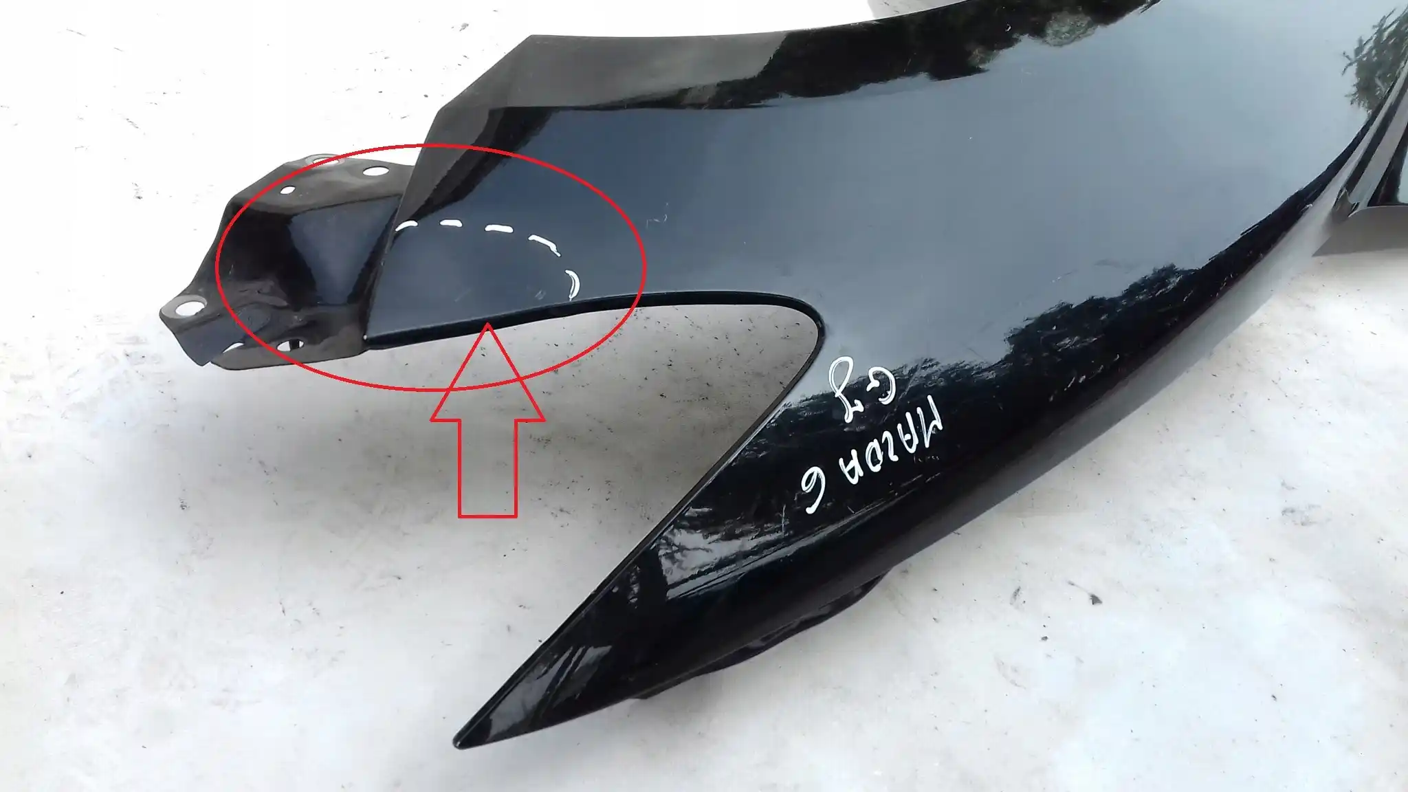 BŁOTNIK PRAWY PRZÓD PRZEDNI MAZDA 6 GJ 12-