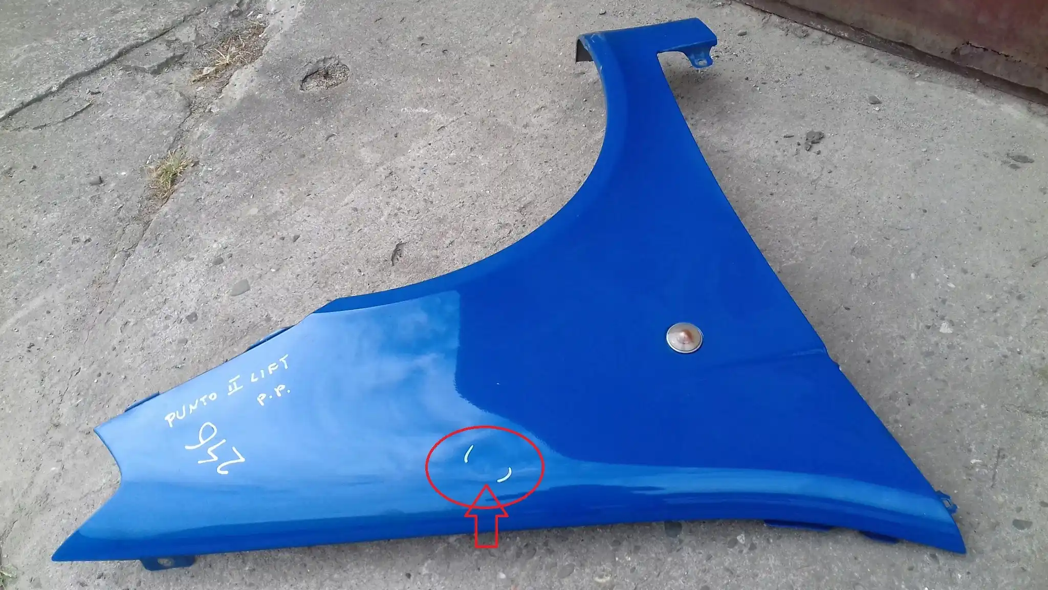 BŁOTNIK PRAWY PRZÓD PRZEDNI FIAT PUNTO II LIFT 03-10 247