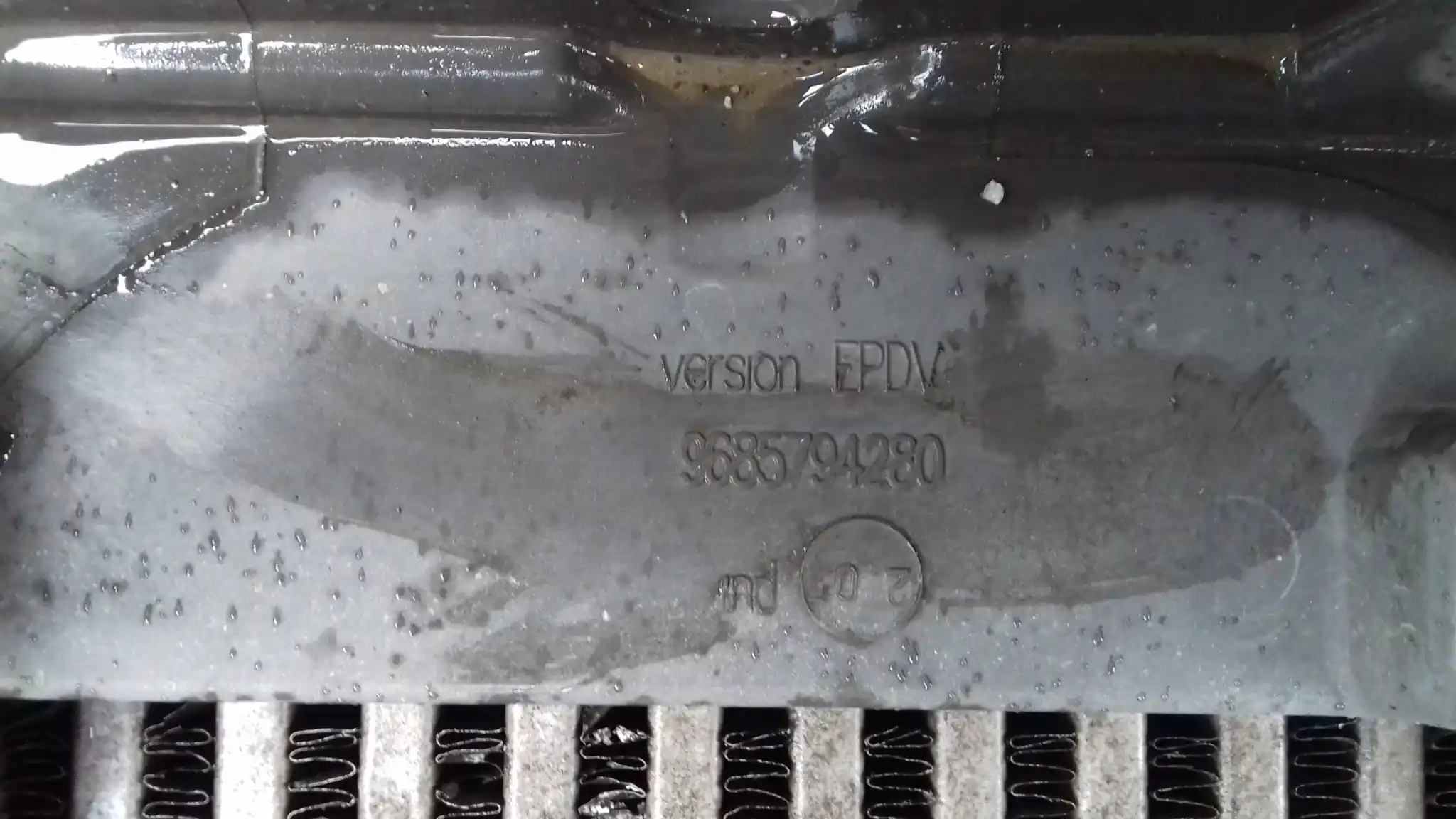 PAS PRZEDNI 9685794280 CHŁODNICA KOMPLET CITROEN C5 III X7 1.6 THP 07-