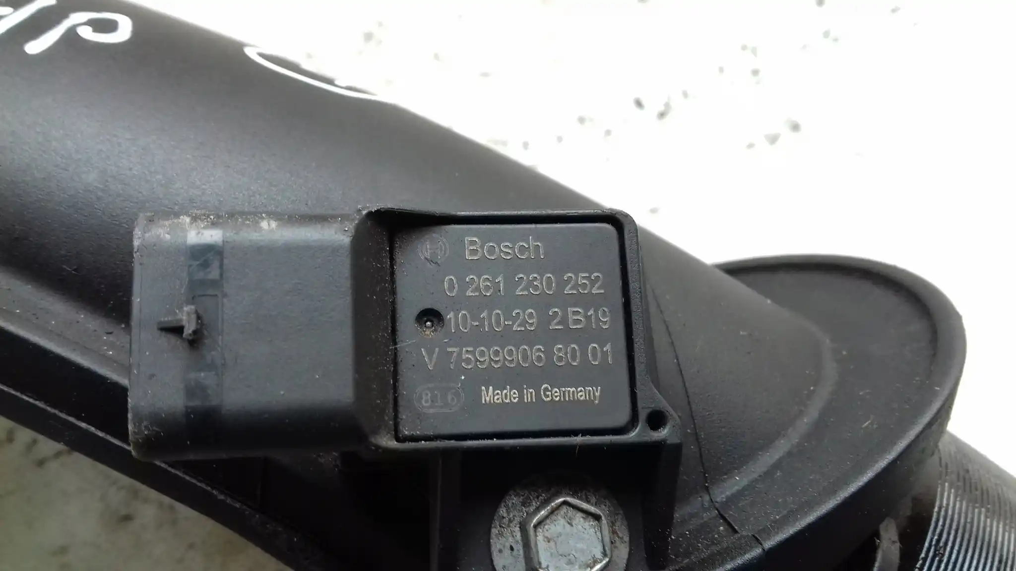 DOLOT RURA POWIETRZA 9680617780 CITROEN C5 III X7 1.6 THP 07-