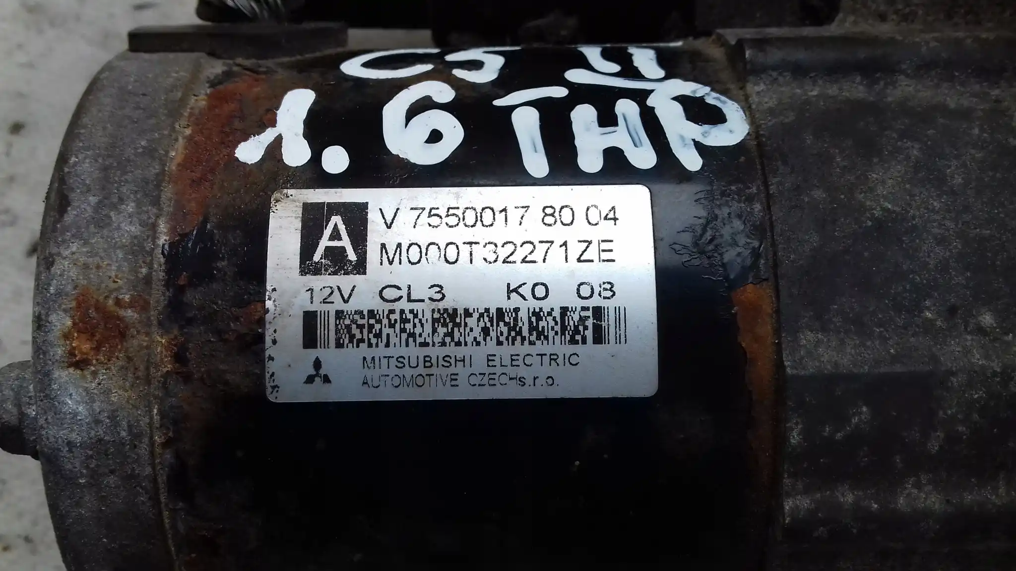ROZRUSZNIK M000T32271ZE CITROEN C5 III X7 1.6 THP 07-