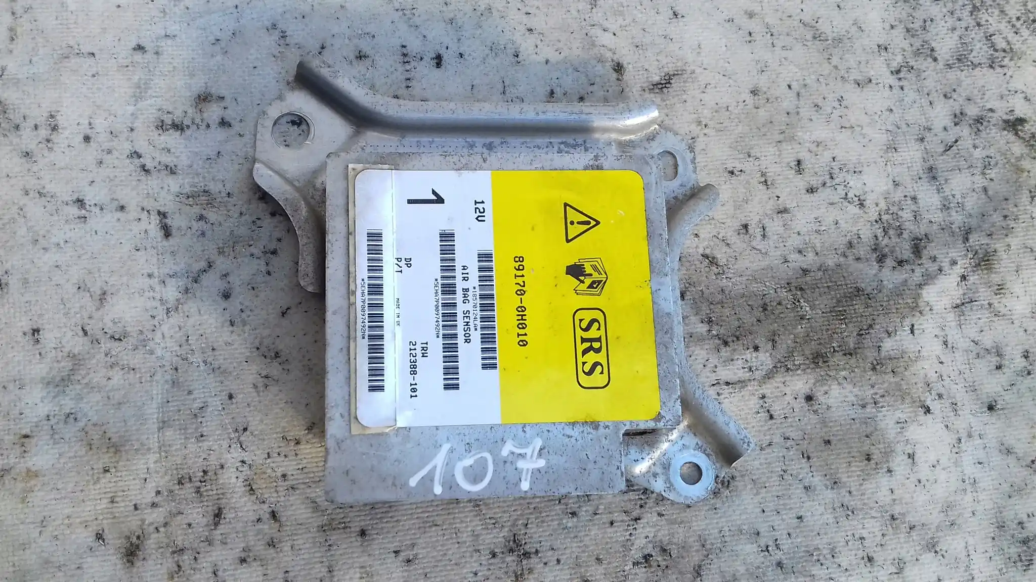 MODUŁ AIRBAG 891700H010 PEUGEOT 107 CITROEN C1 TOYOTA AYGO 05-12