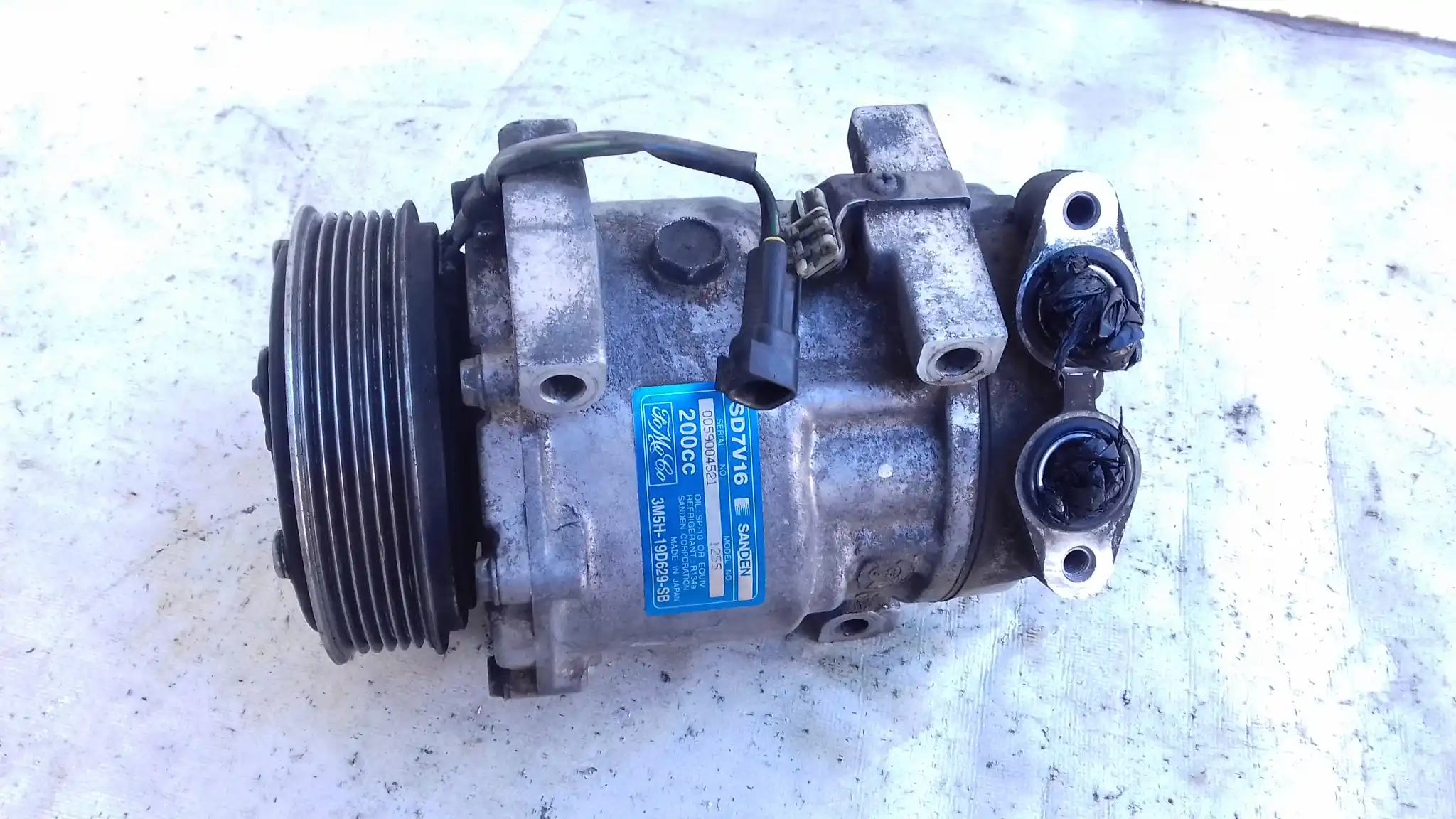 SPRĘŻARKA KOMPRESOR KLIMATYZACJI 3M5H19D629SB MAZDA 3 BK 1.6 CITD 03-