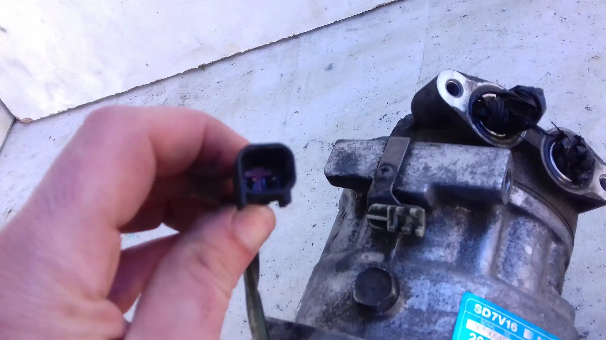 SPRĘŻARKA KOMPRESOR KLIMATYZACJI 3M5H19D629SB MAZDA 3 BK 1.6 CITD 03-