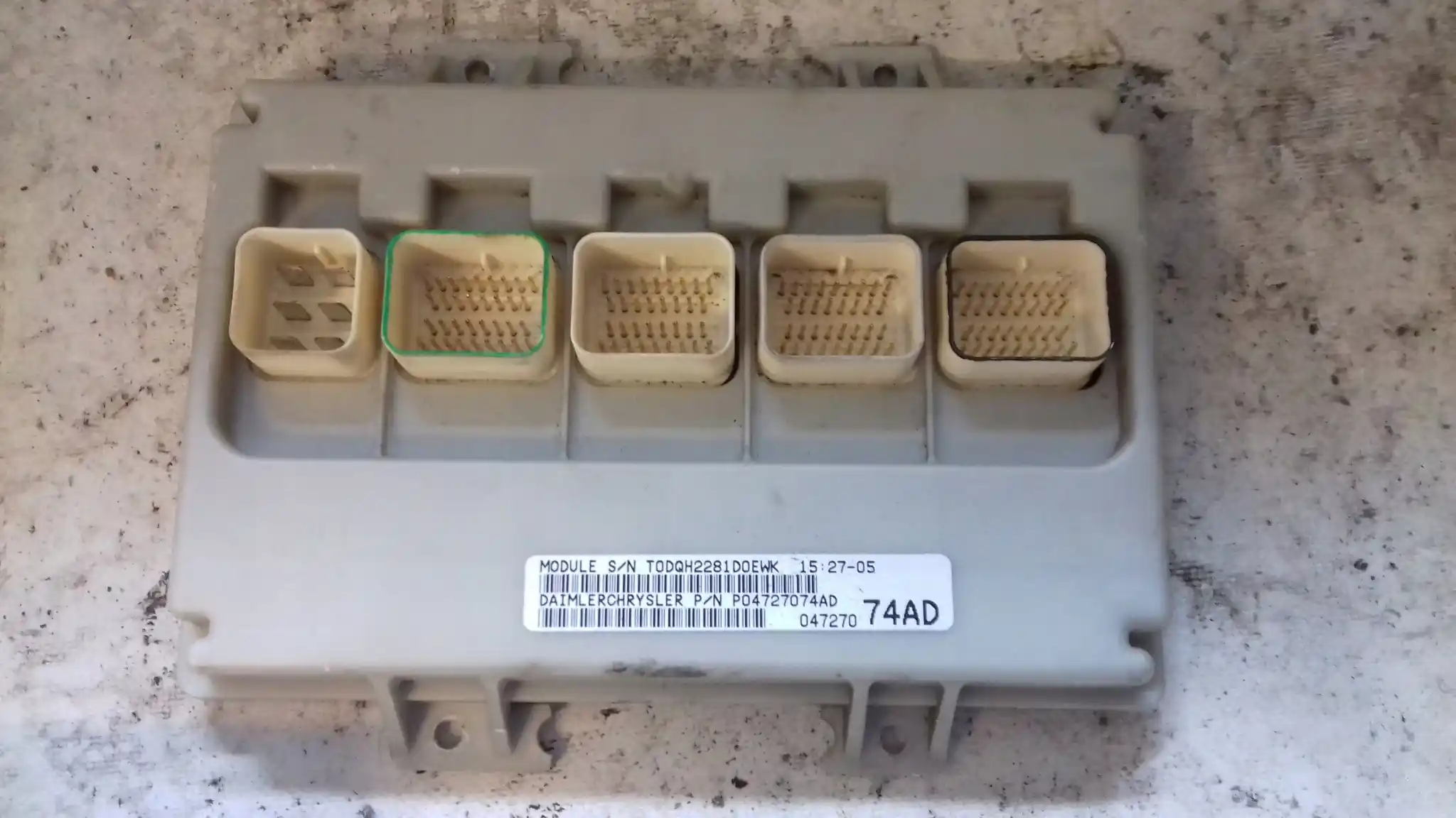 KOMPUTER 0281010814 ZESTAW IMMO CHRYSLER VOYAGER IV 2.5 CRDI 00-