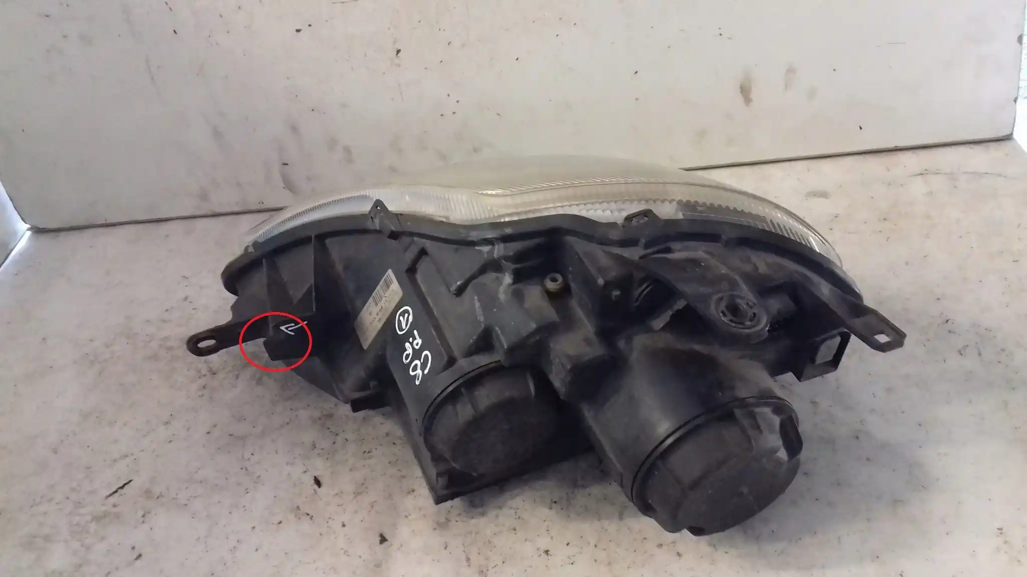 LAMPA PRAWY PRZÓD PRZEDNIA 1494315080 CITROEN C8 02-08