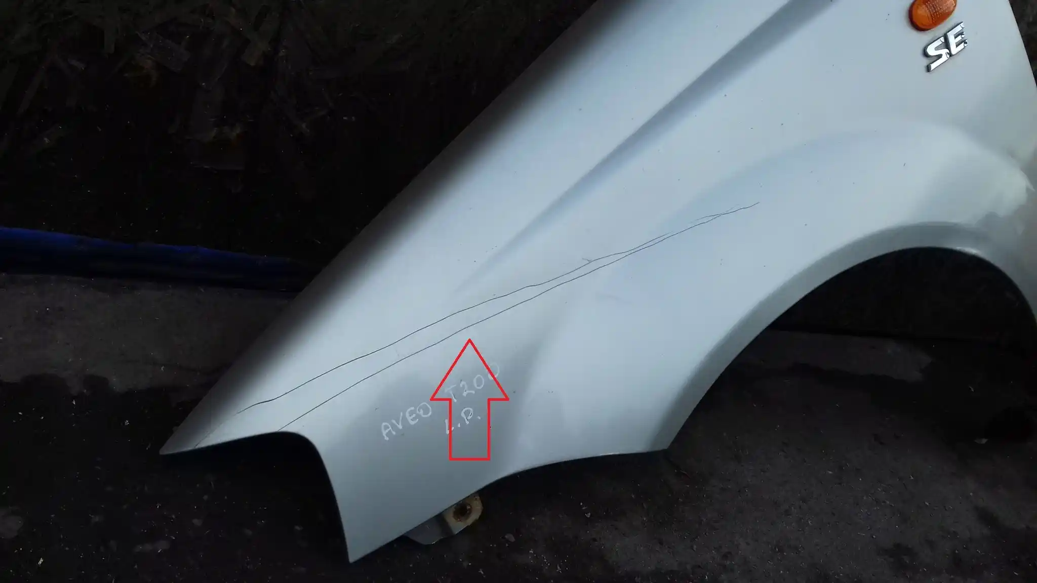 BŁOTNIK LEWY PRZÓD PRZEDNI CHEVROLET AVEO I T200 03-