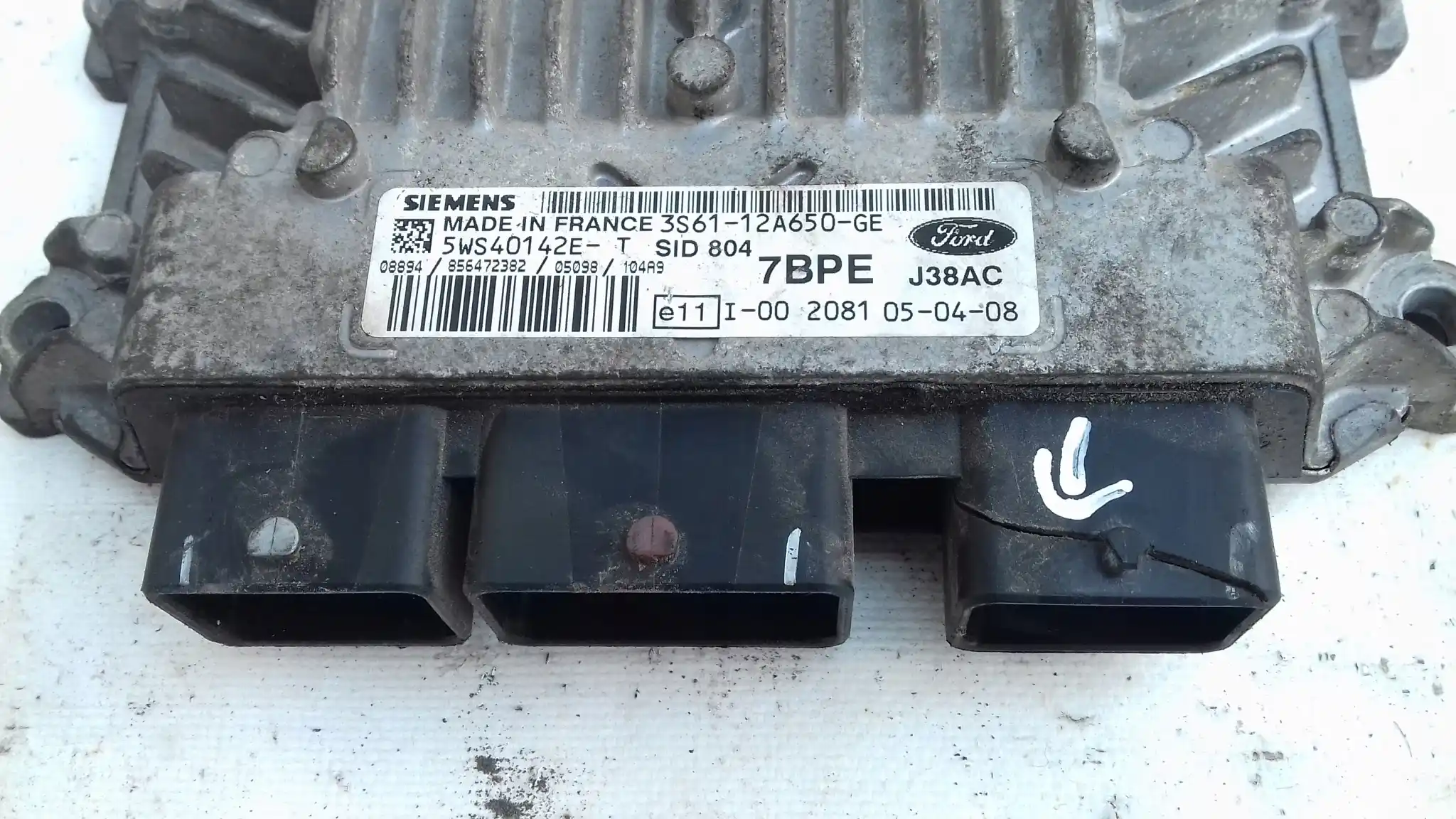 KOMPUTER 5WS40142ET 3S6112A650GE ZESTAW IMMO MAZDA 2 DY 1.4 D AUTOMAT 02-07