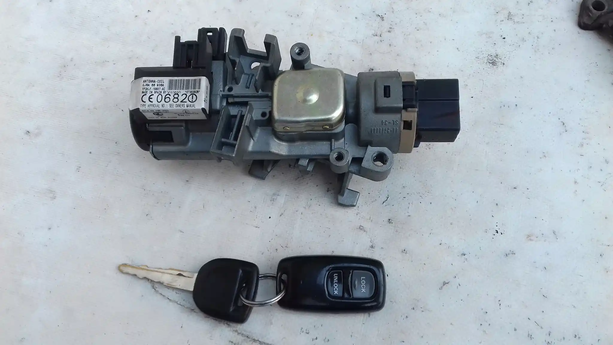 KOMPUTER 5WS40142ET 3S6112A650GE ZESTAW IMMO MAZDA 2 DY 1.4 D AUTOMAT 02-07