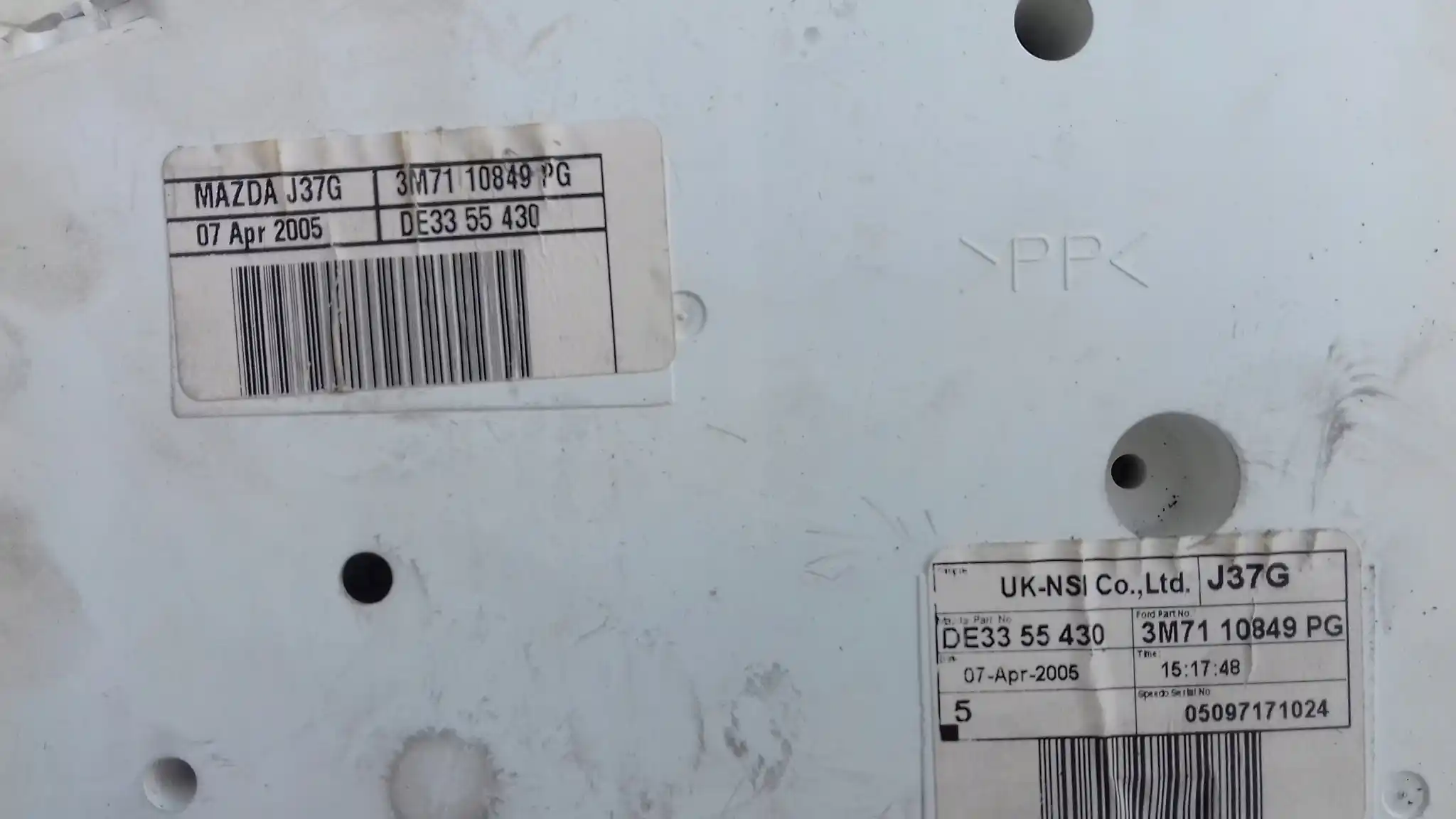 KOMPUTER 5WS40142ET 3S6112A650GE ZESTAW IMMO MAZDA 2 DY 1.4 D AUTOMAT 02-07