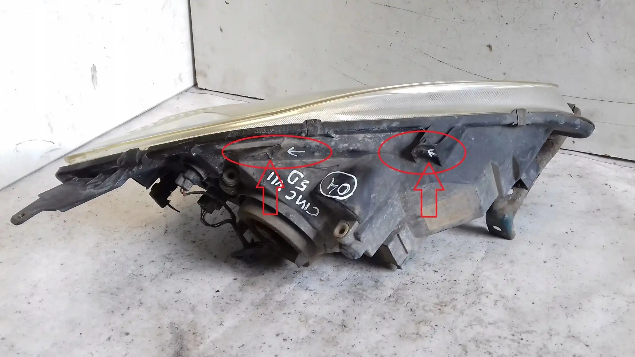 LAMPA LEWY PRZÓD PRZEDNIA 0301193301 HONDA CIVIC VII HB 00-04