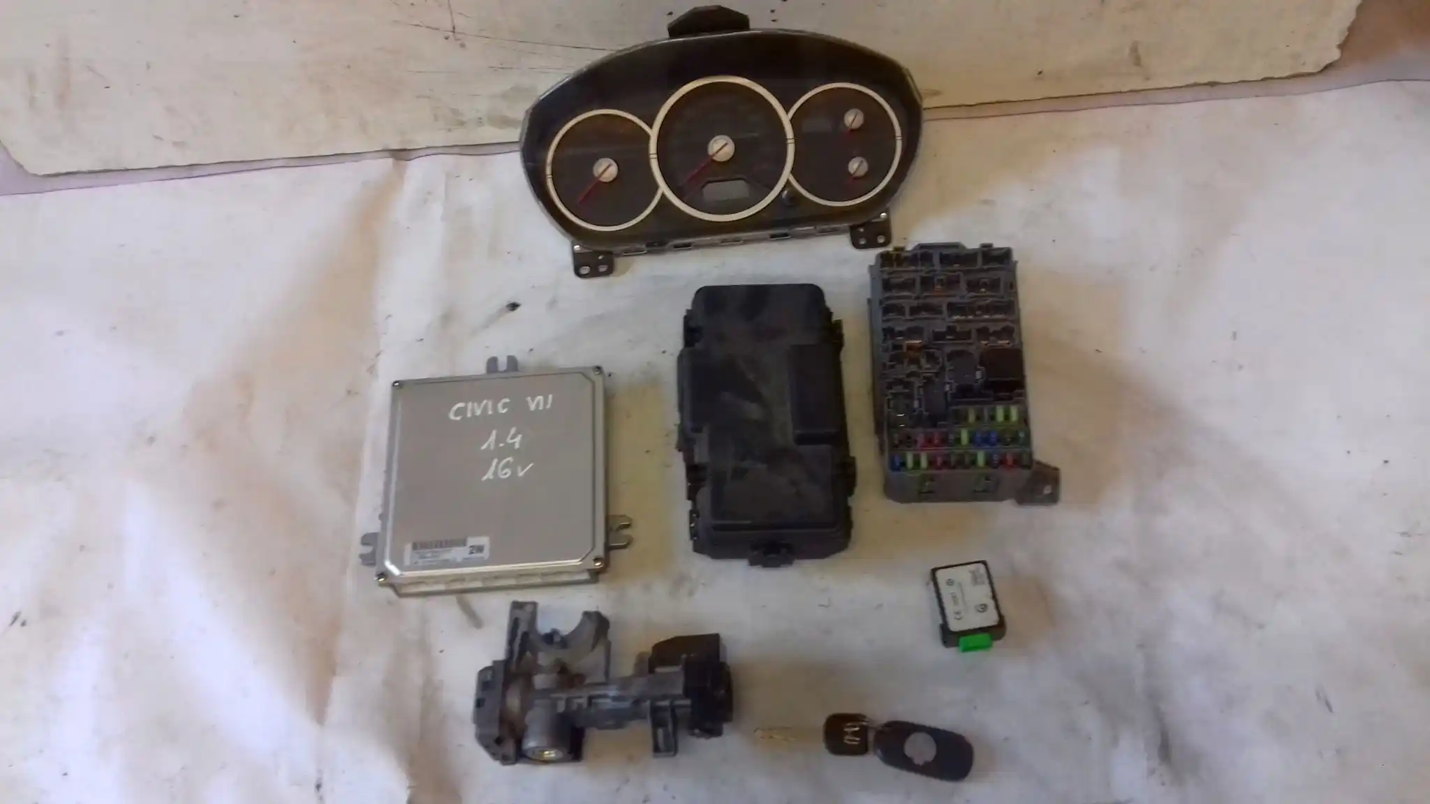 KOMPUTER 37820PMAG12 ZESTAW IMMO HONDA CIVIC VII HB LIFT 1.4 16V 04-06
