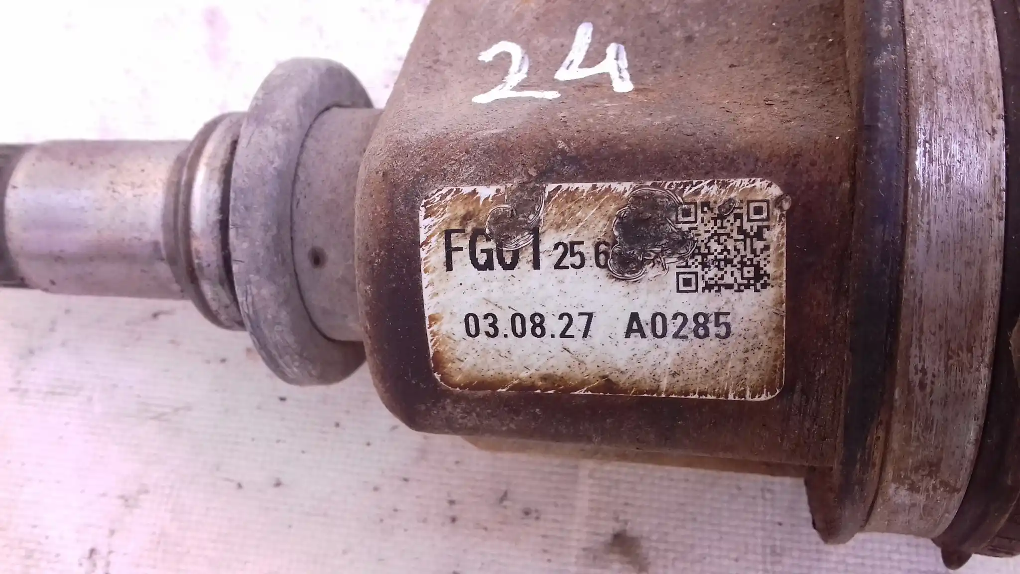 PÓŁOŚ LEWA KRÓTKA 36/24 MAZDA 3 BK 1.6 16V 03-