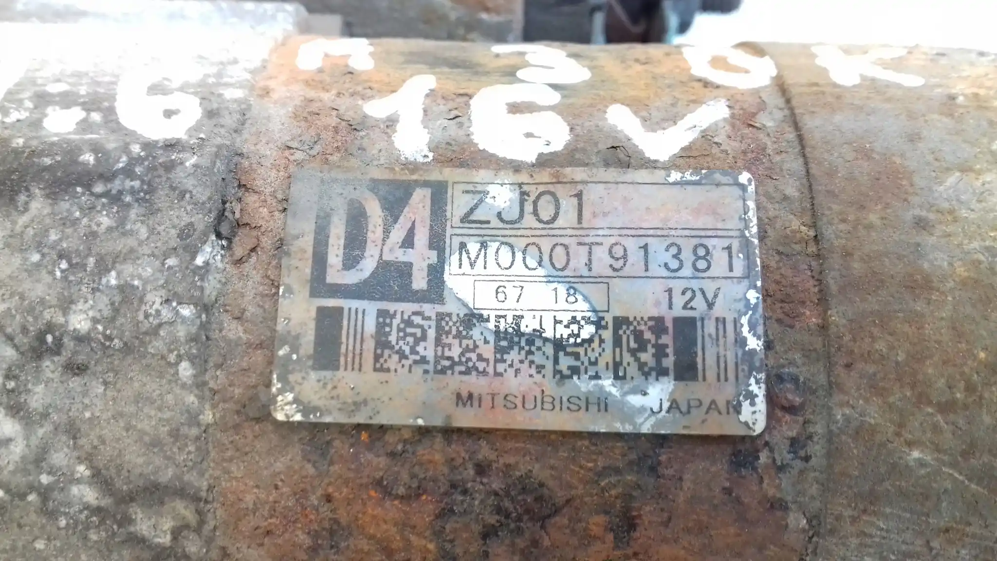 ROZRUSZNIK ZJ01 M000T91381 MAZDA 3 BK 1.6 16V 03-