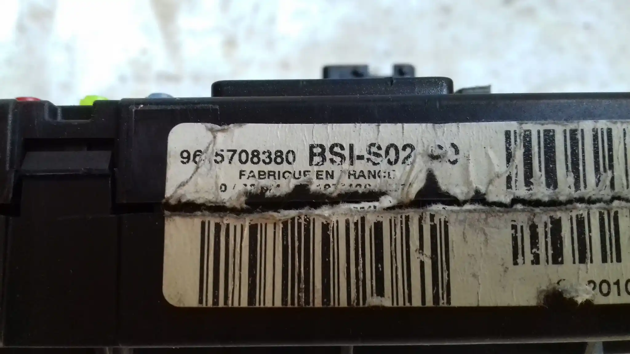 MODUŁ SKRZYNKA BSI 9655708380 PEUGEOT 407 1.6 HDI 04-
