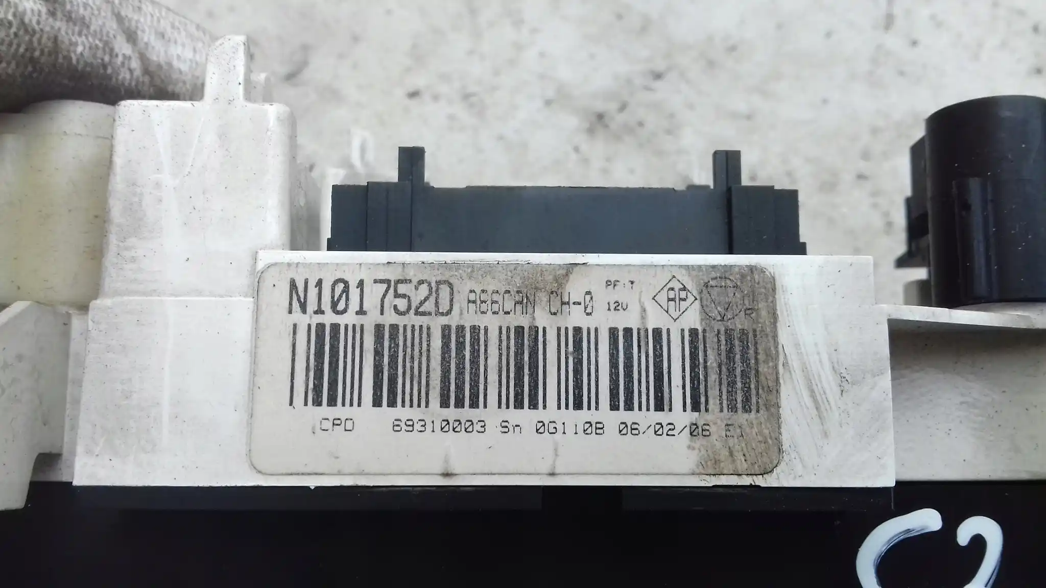 PANEL STEROWANIA NAWIEWEM N101752D CITROEN C2 03-