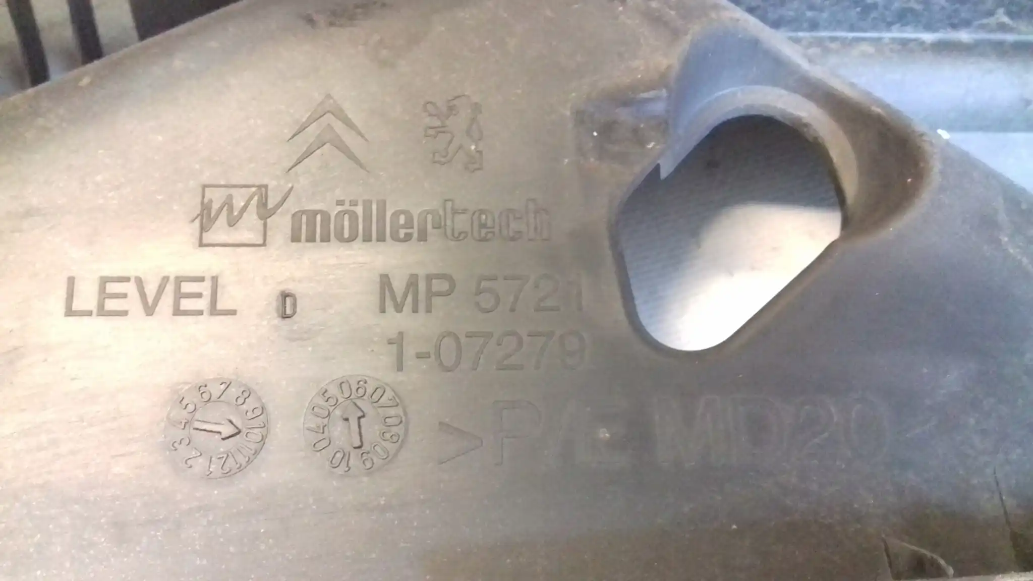 PODSZYBIE MP5721 MP5722 LEWE PRAWE PEUGEOT 107 CITROEN C1 05-12