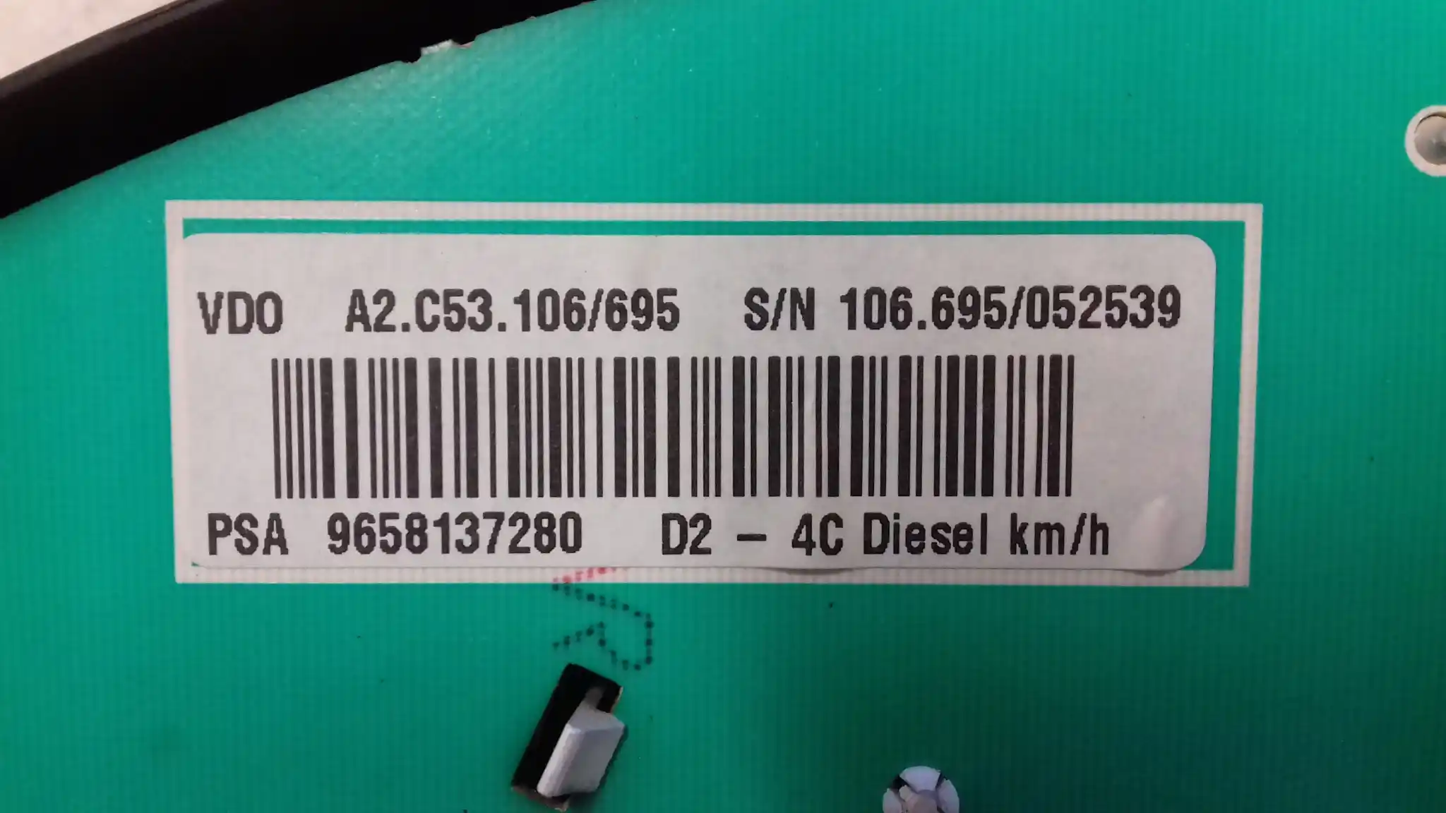 LICZNIK ZEGARY 9658137280 PEUGEOT 407 1.6 HDI 04-08