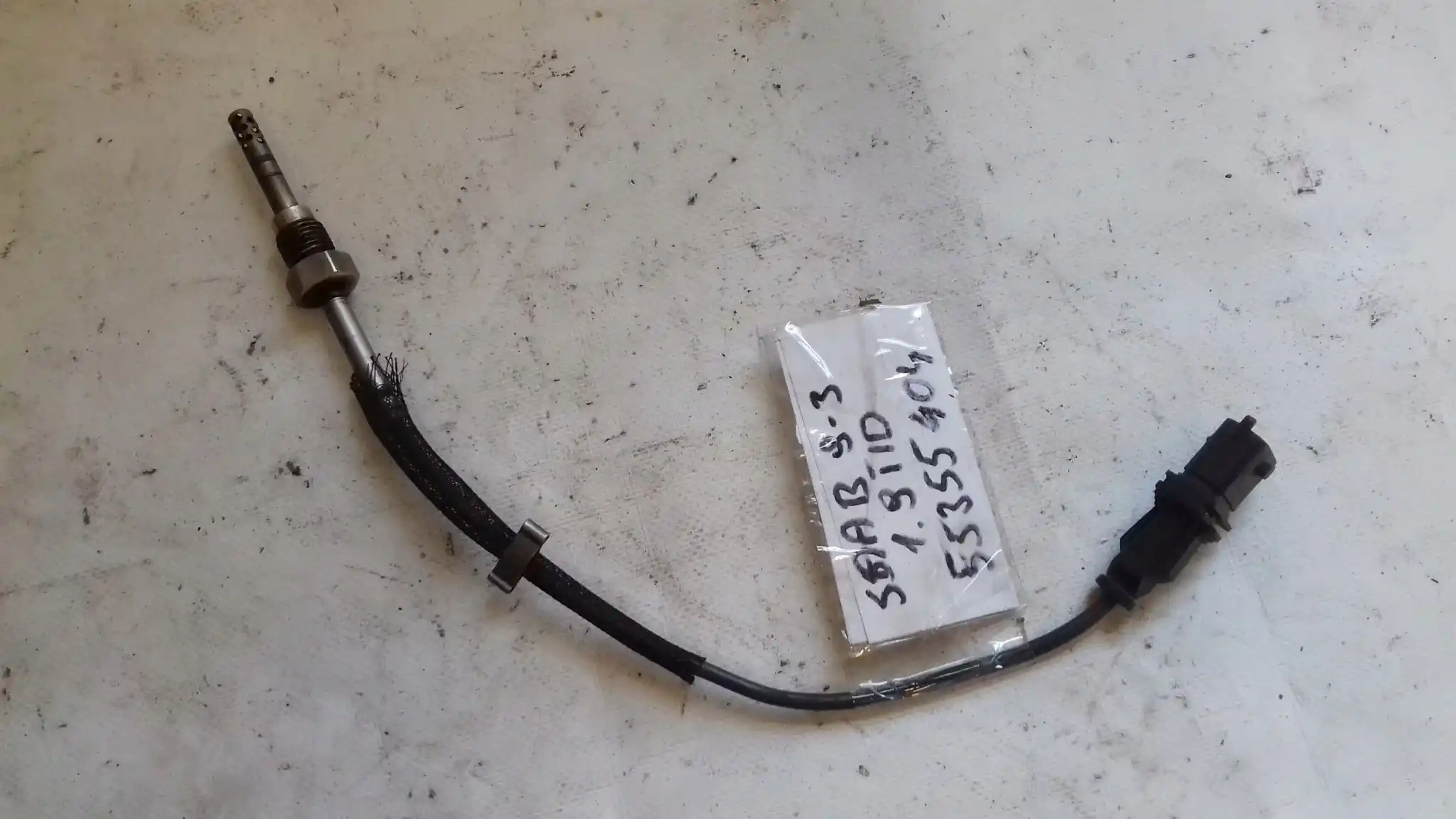 CZUJNIK TEMPERATURY SPALIN 55355404 OPEL SAAB 93 9-3 II 1,9 TiD 02-