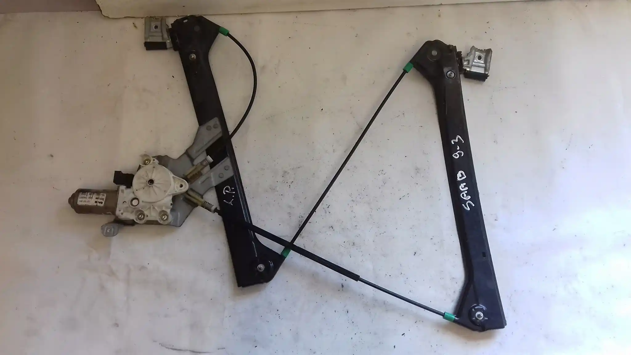 MECHANIZM SILNICZEK SZYBY LEWY PRZÓD PRZEDNI 12755681 SAAB 93 9-3 II 02-