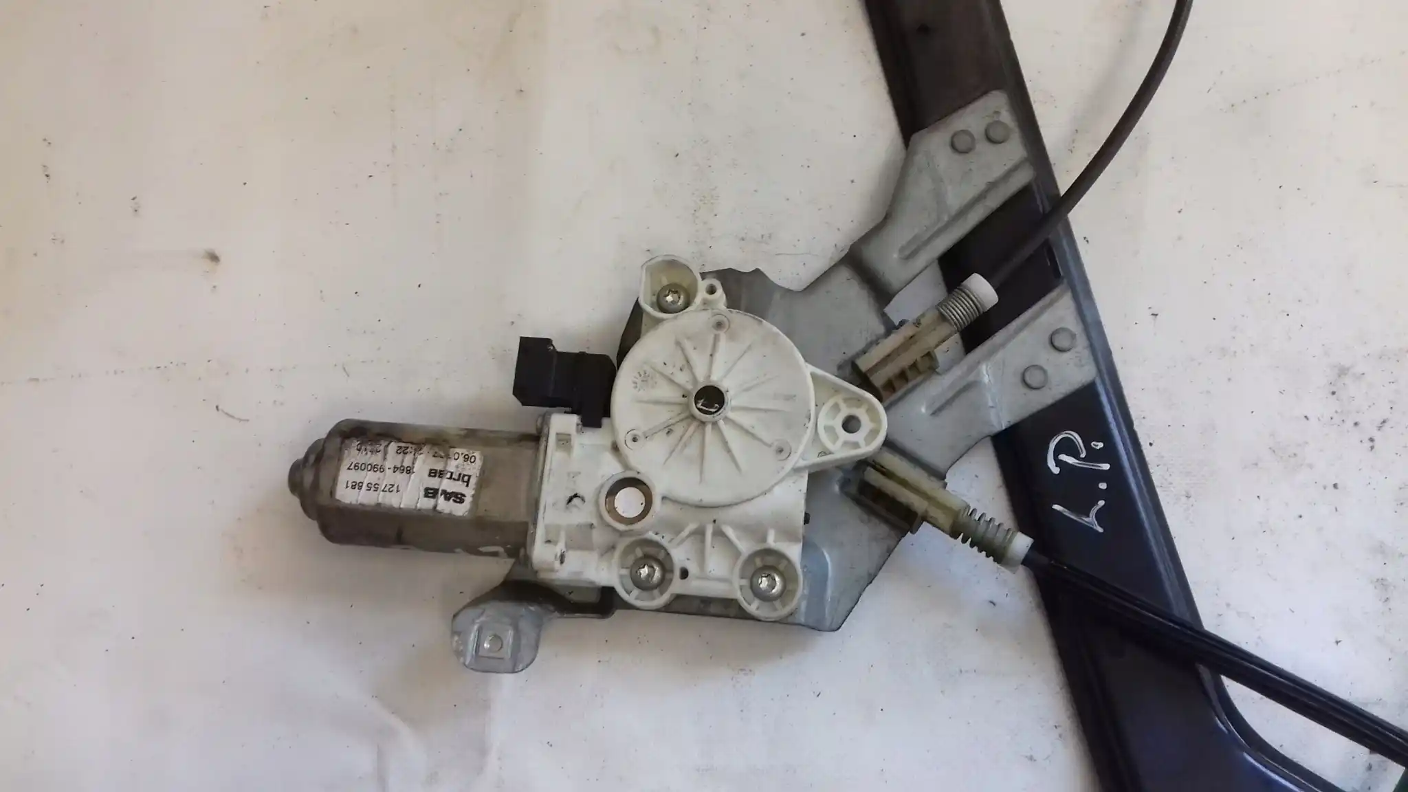 MECHANIZM SILNICZEK SZYBY LEWY PRZÓD PRZEDNI 12755681 SAAB 93 9-3 II 02-