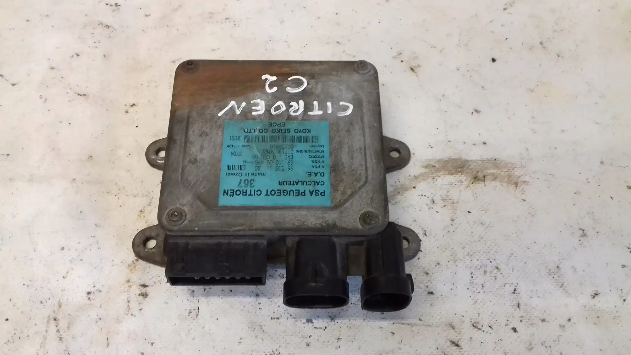 STEROWNIK MODUŁ WSPOMAGANIA 9650836780 CITROEN C2 03-