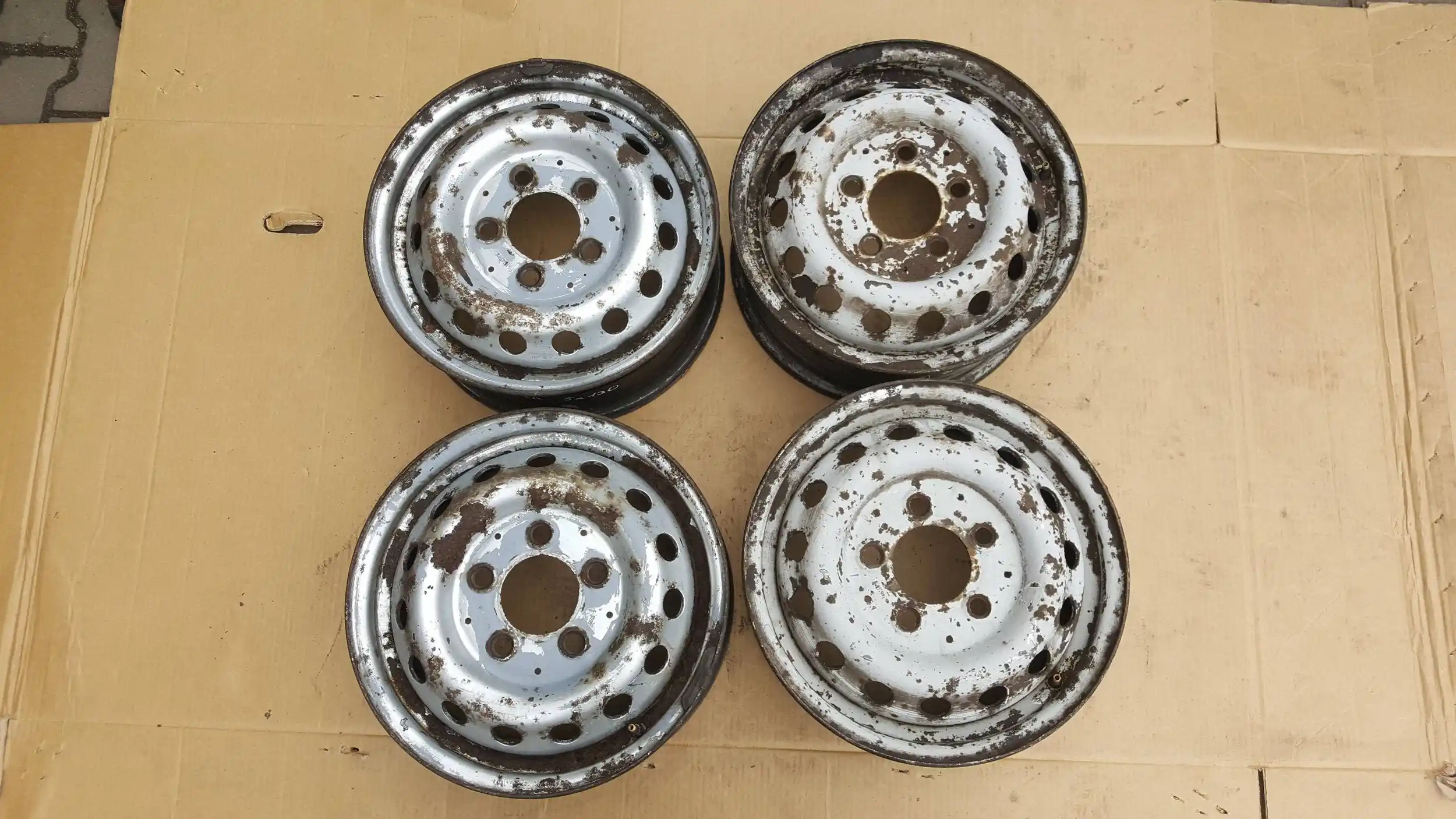 FELGI STALOWE KOMPLET MERCEDES SPRINTER VW LT 6Jx15'' ET75 5x130