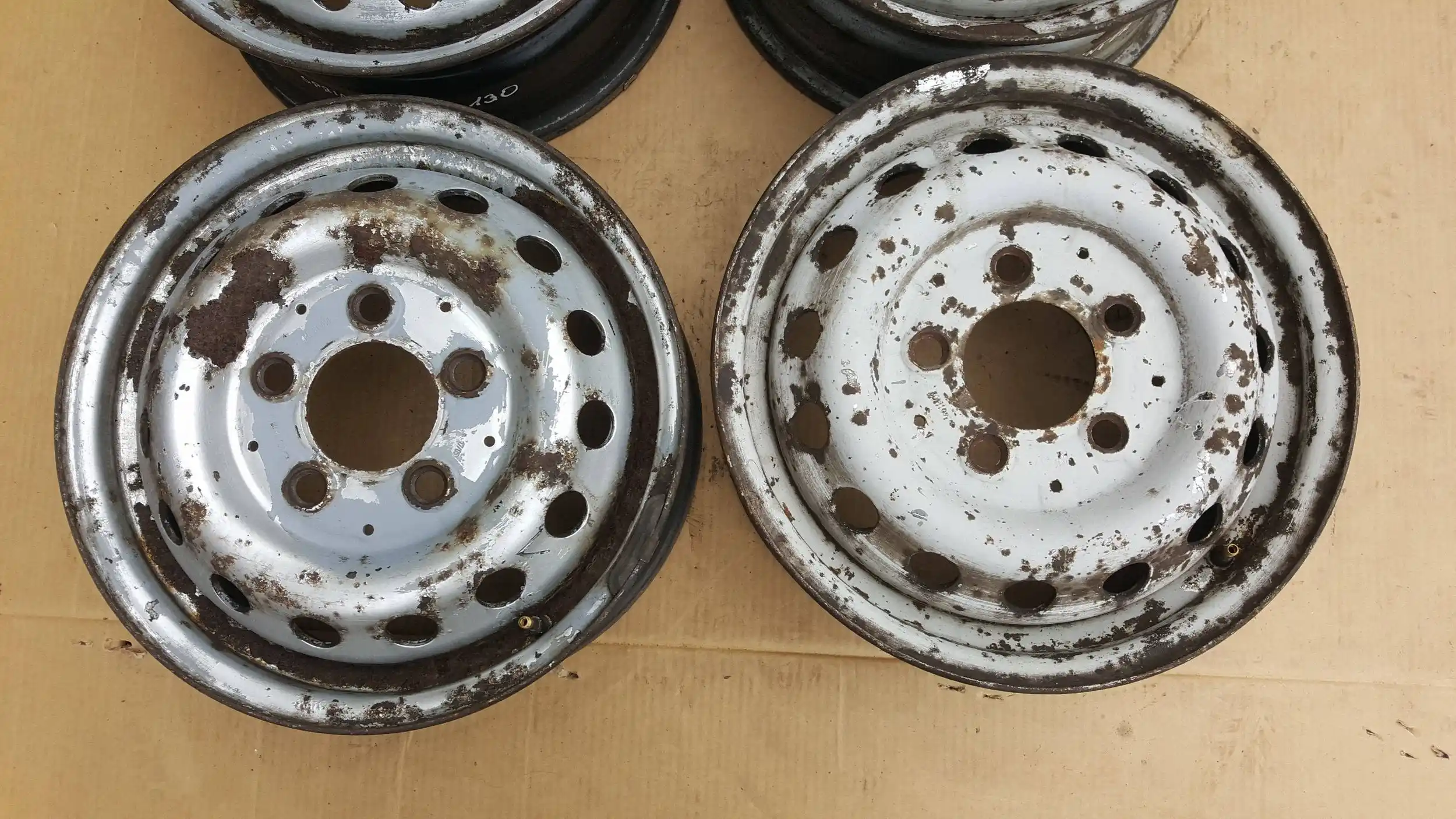 FELGI STALOWE KOMPLET MERCEDES SPRINTER VW LT 6Jx15'' ET75 5x130