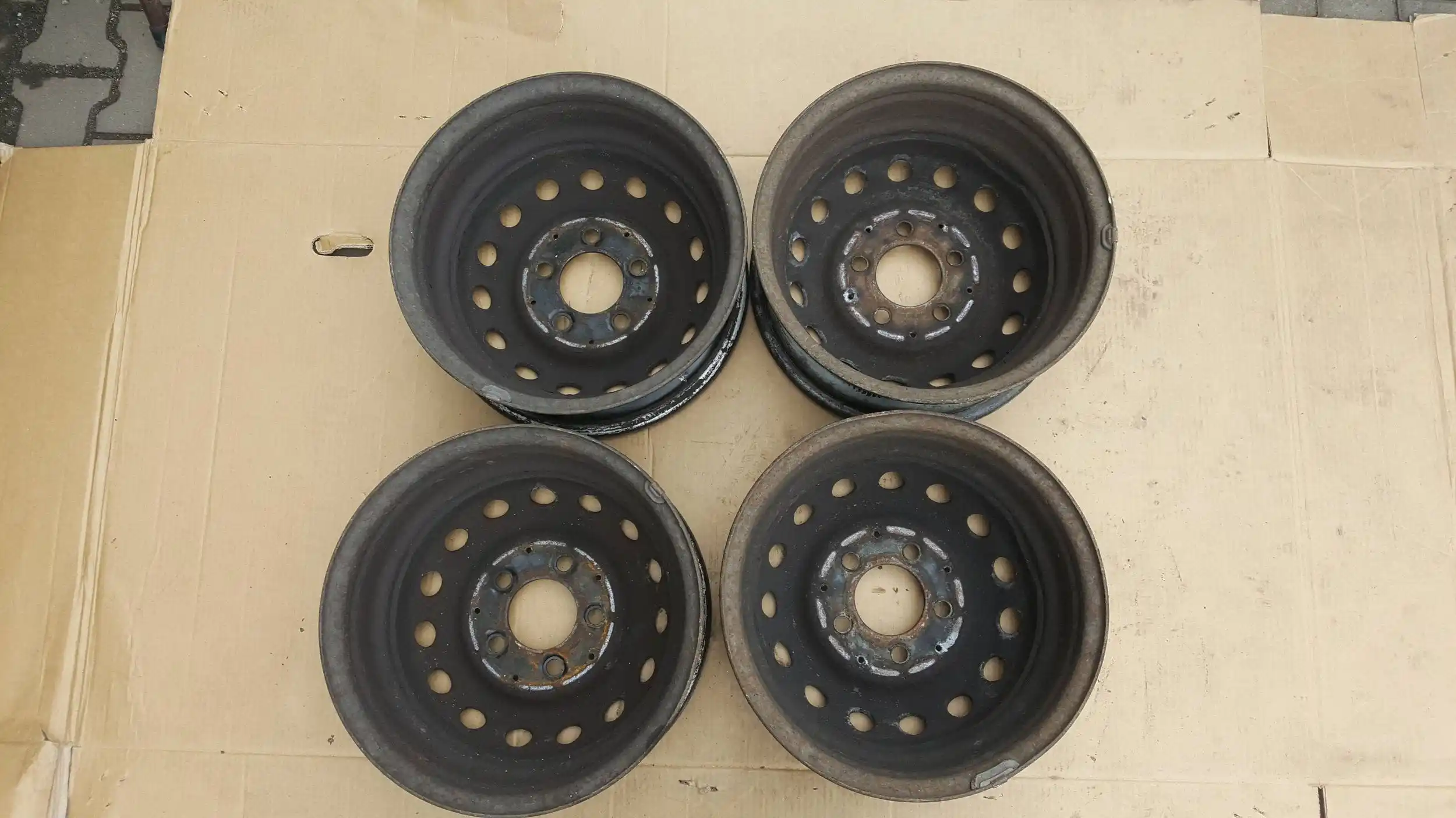 FELGI STALOWE KOMPLET MERCEDES SPRINTER VW LT 6Jx15'' ET75 5x130