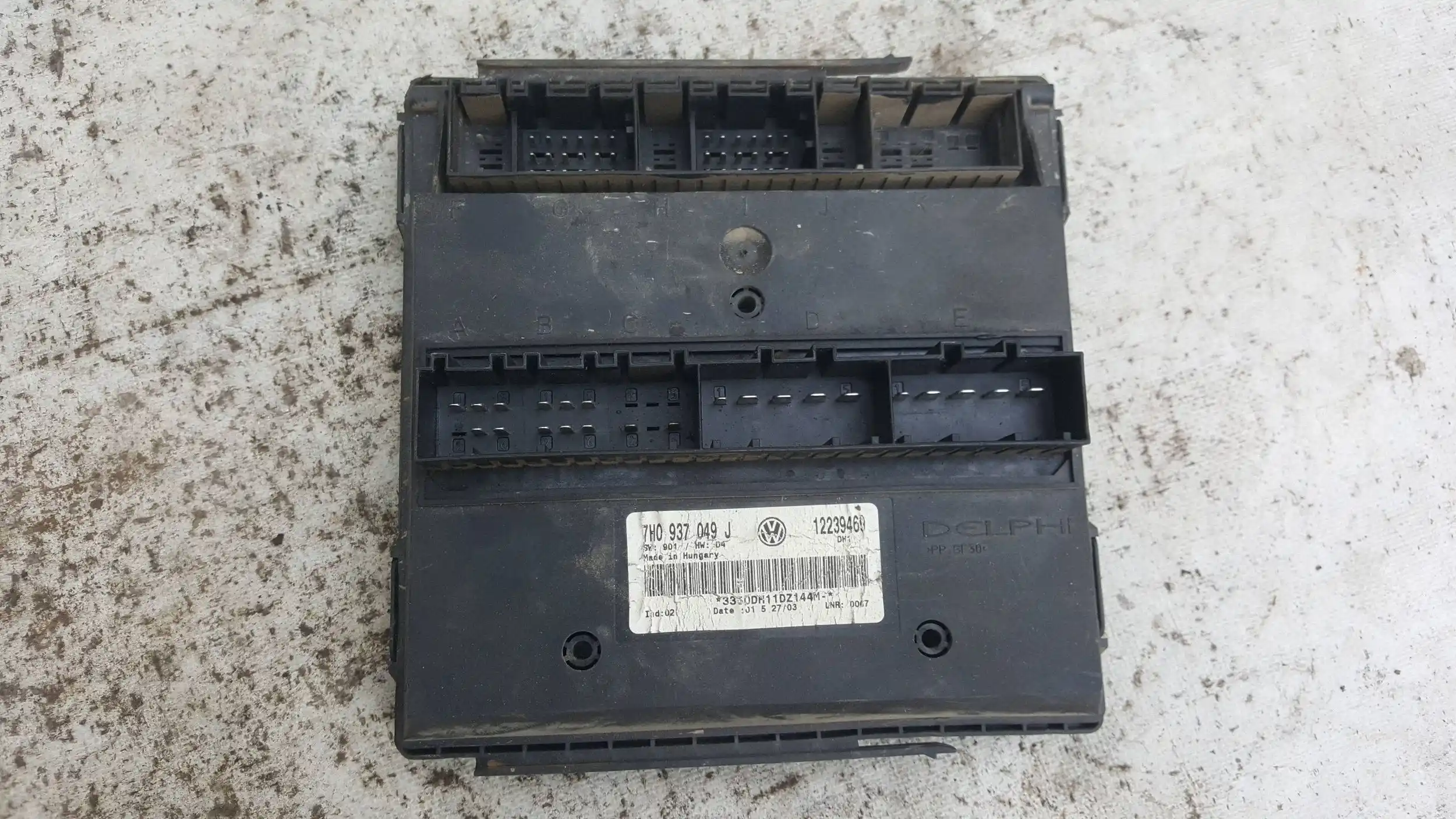 KOMPUTER 0281010735 38906016A ZESTAW IMMO VW T5 1.9 TDI 03-