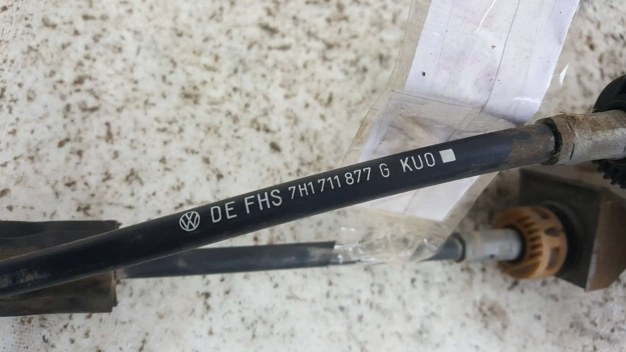 LINKI ZMIANY BIEGÓW 7H1711877G 7H0711061C VW T5 1.9 TDI 03-