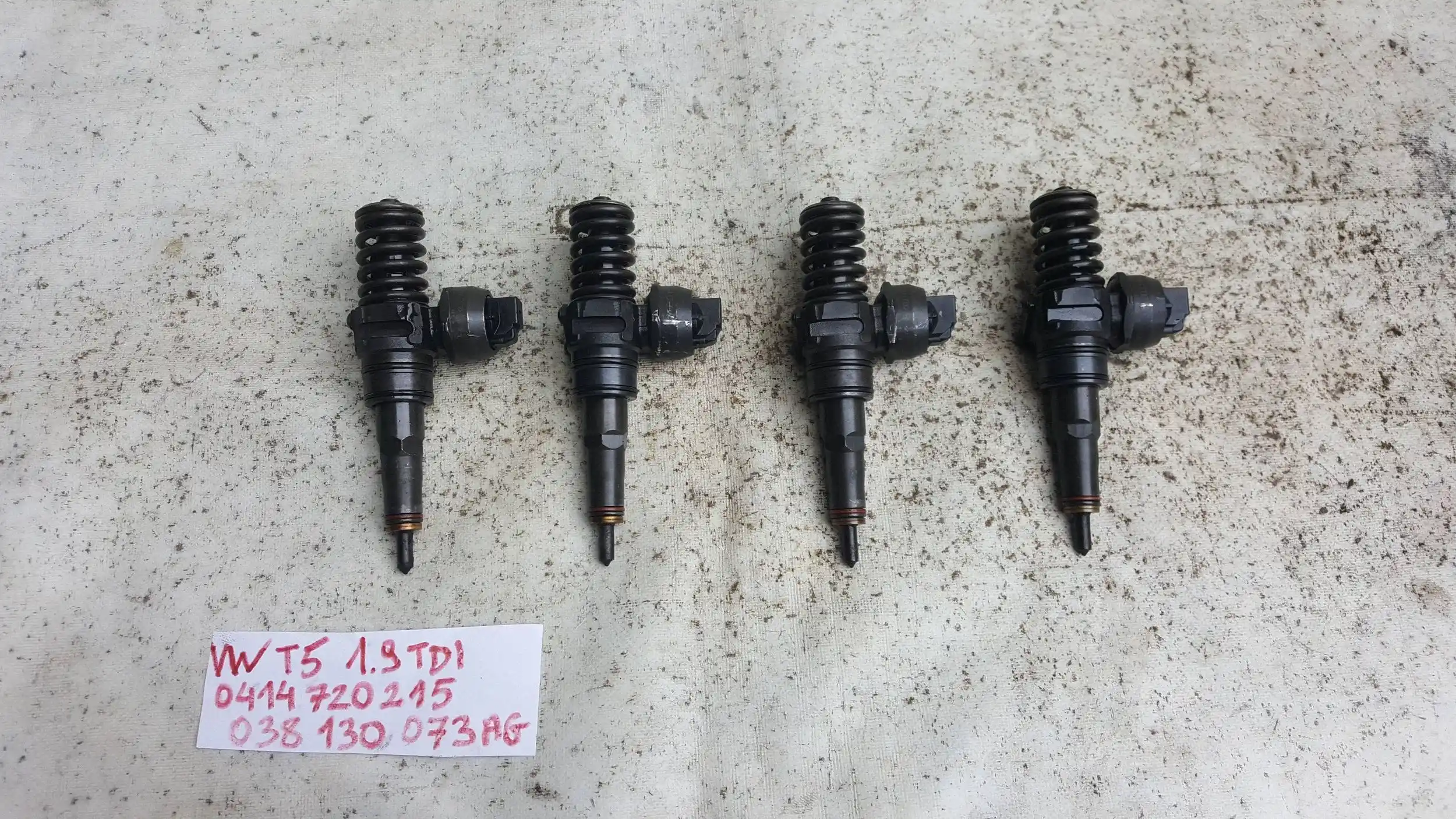POMPOWTRYSKIWACZE 0414720215 038130073AG VW T5 1.9 TDI 03- AUDI SEAT