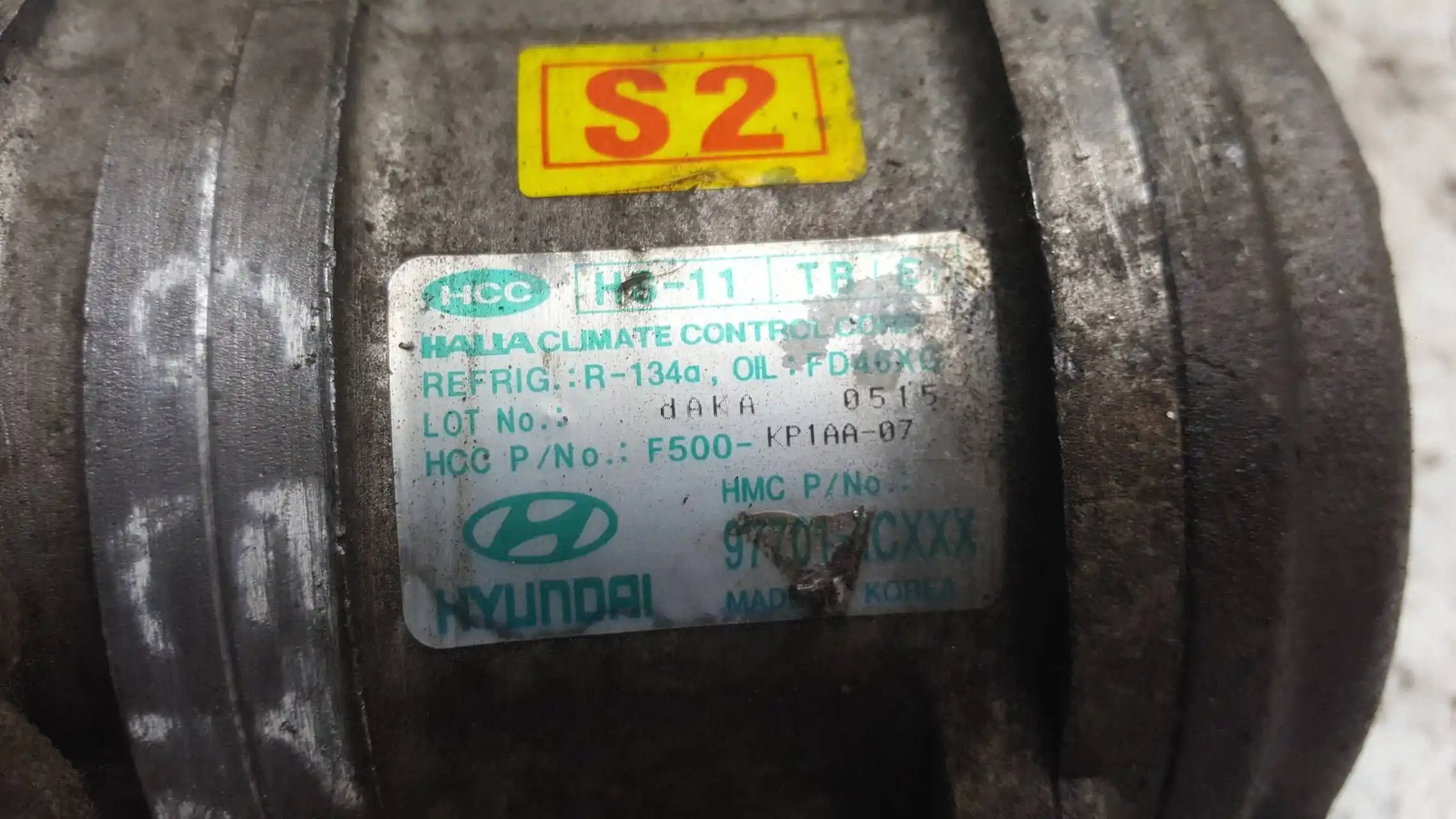 SPRĘŻARKA KOMPRESOR KLIMATYZACJI 977017CXXX HYUNDAI GETZ 02- KIA