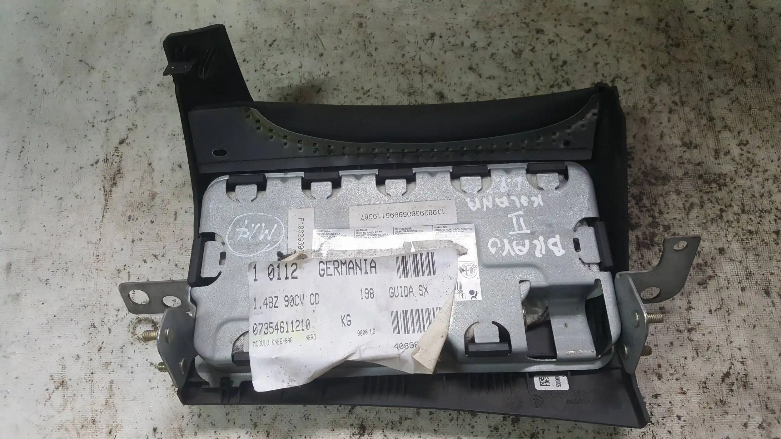 AIRBAG PODUSZKA POWIETRZNA 07354611210 KOLANA KIEROWCY LEWY PRZÓD FIATBRAVO